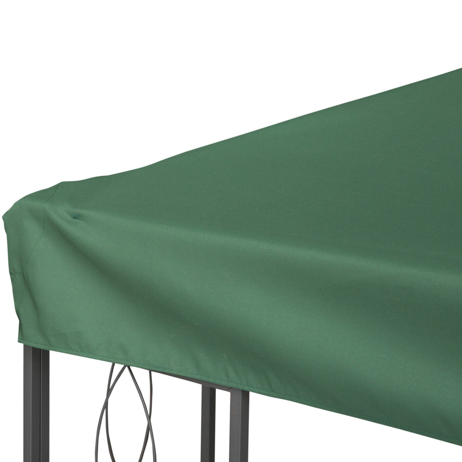 Ersättningsgazebo tak, 3x4M polyester, grön