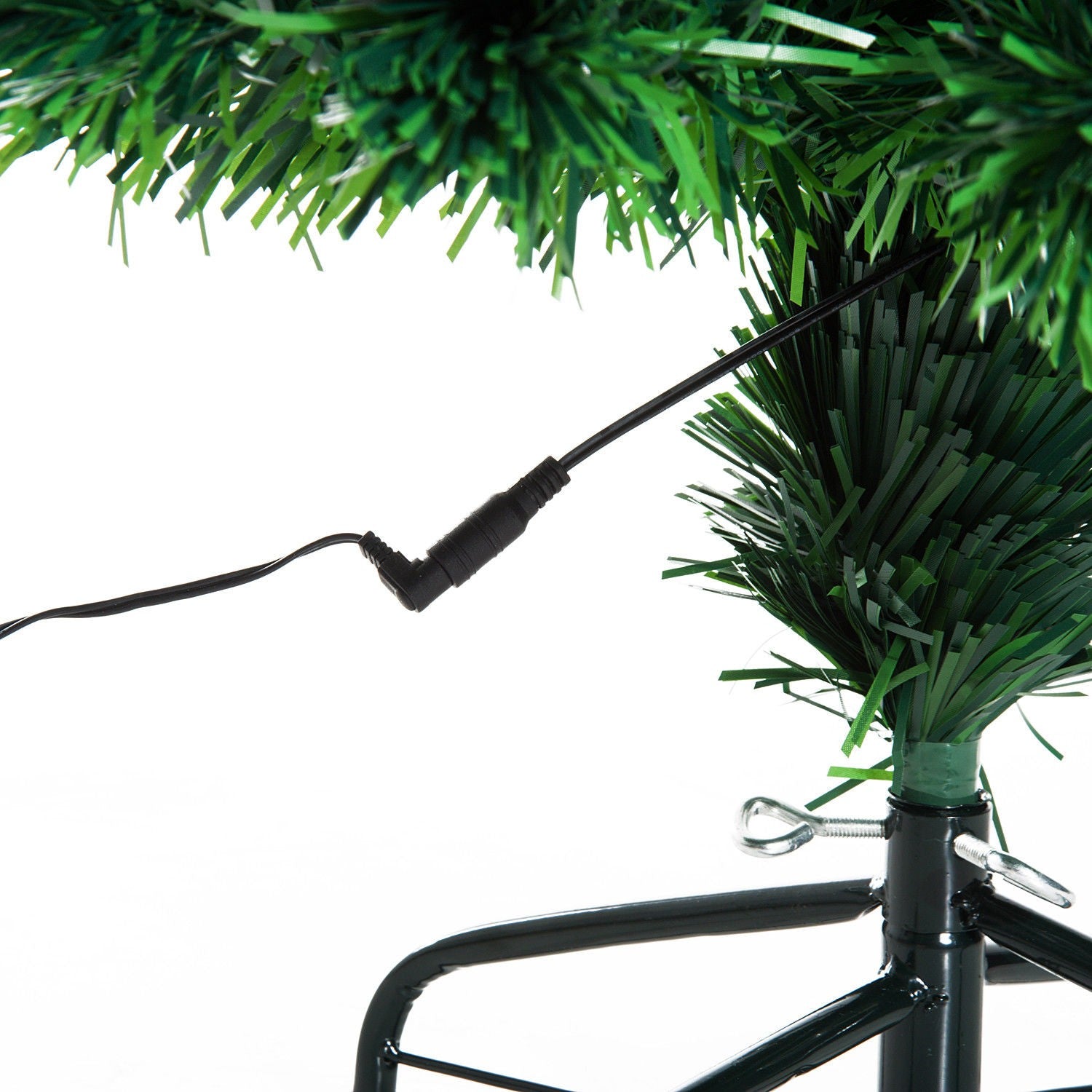 Fiberoptisk julgran med LED-ljus, 120 cm