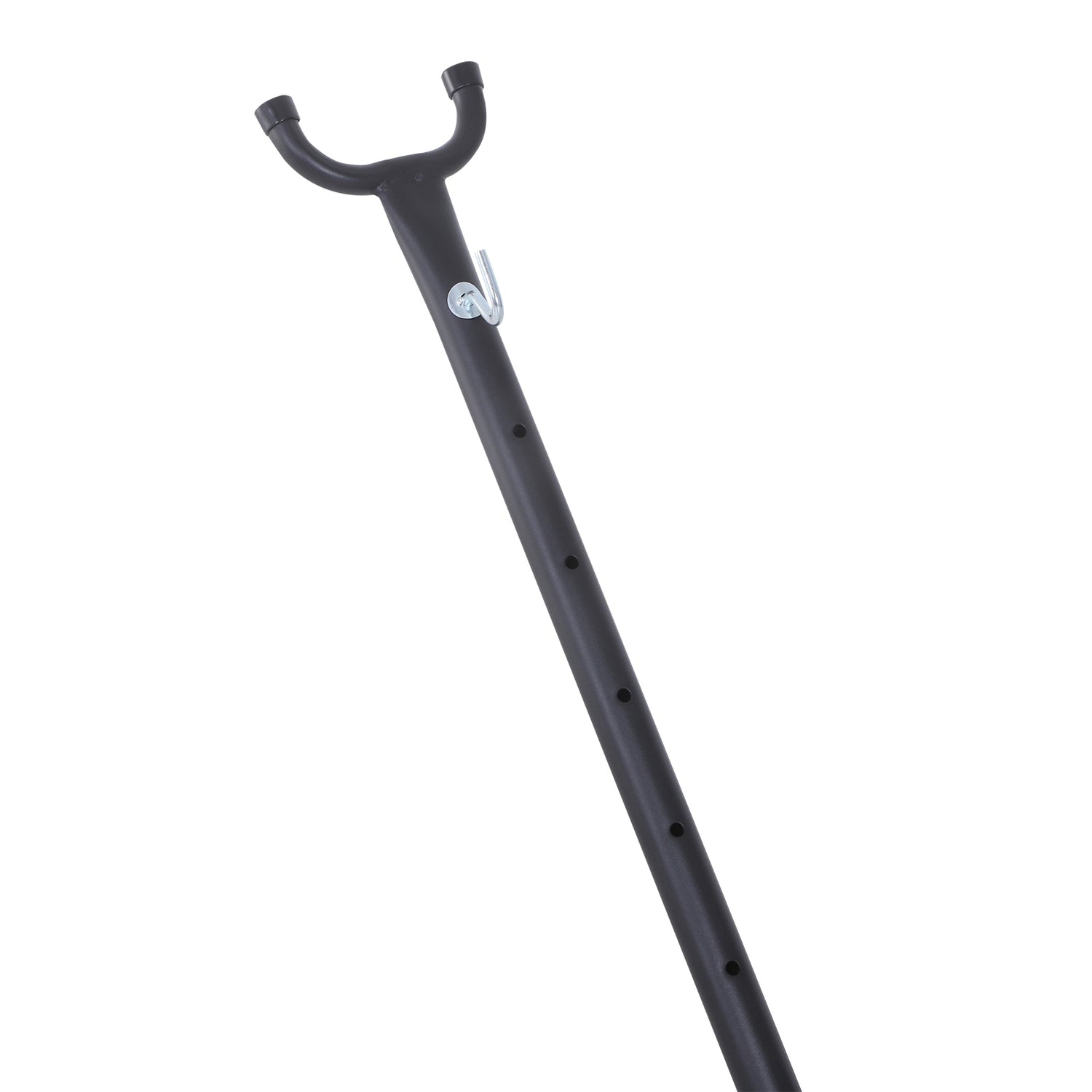 Hängmatta i metall med krokar – 280 x 120 x 110 cm, 120 kg kapacitet