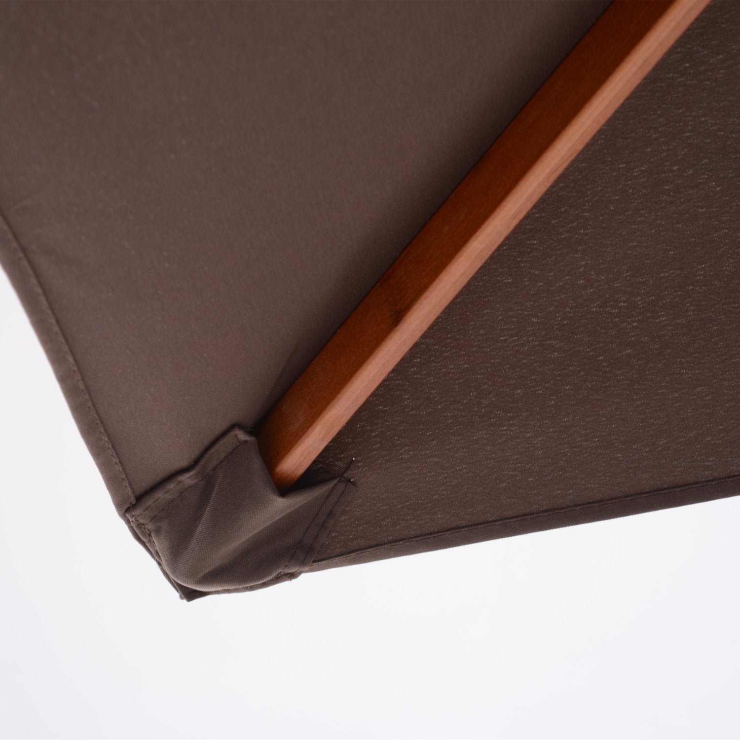 Hopfällbart trädgårdsparasoll – Justerbart gran och polyester 200x150x230 cm