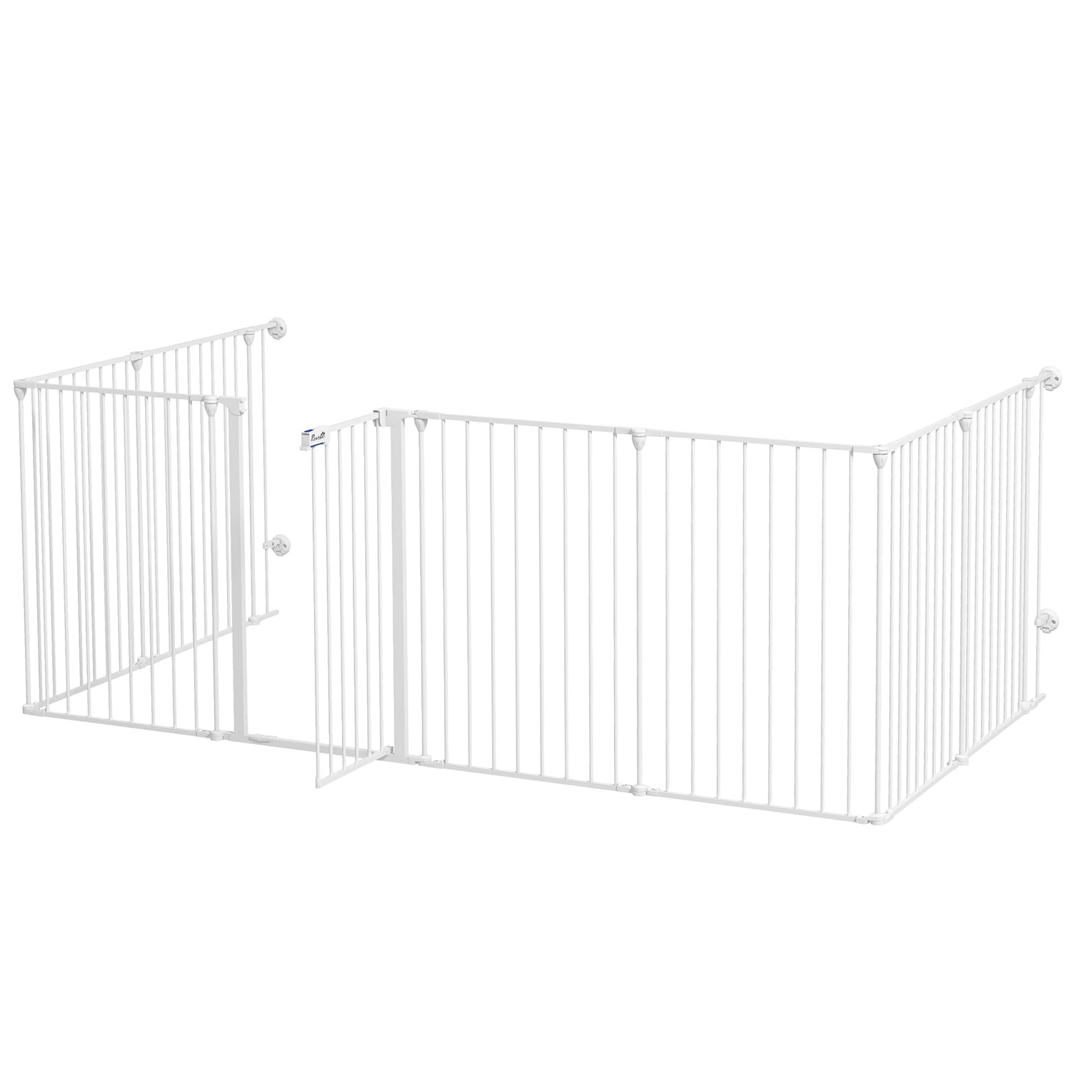 Výběh pro psy, výška 90 cm, skládací venkovní ohrádka s 8 panely