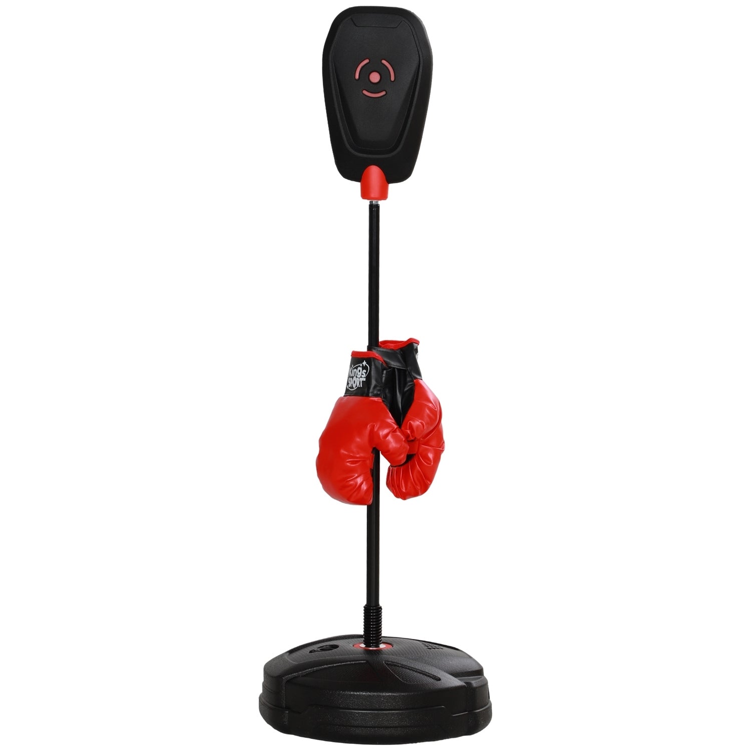 Nastavitelný boxovací pytel, 88-124 cm, s rukavicemi, černý
