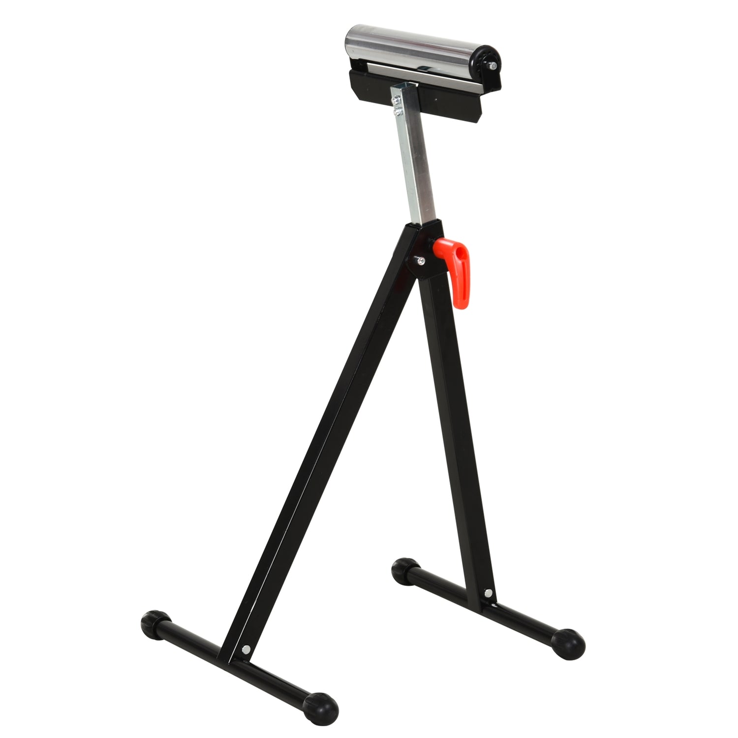 Justerbar rullbock – metall, 90 kg kapacitet, svart