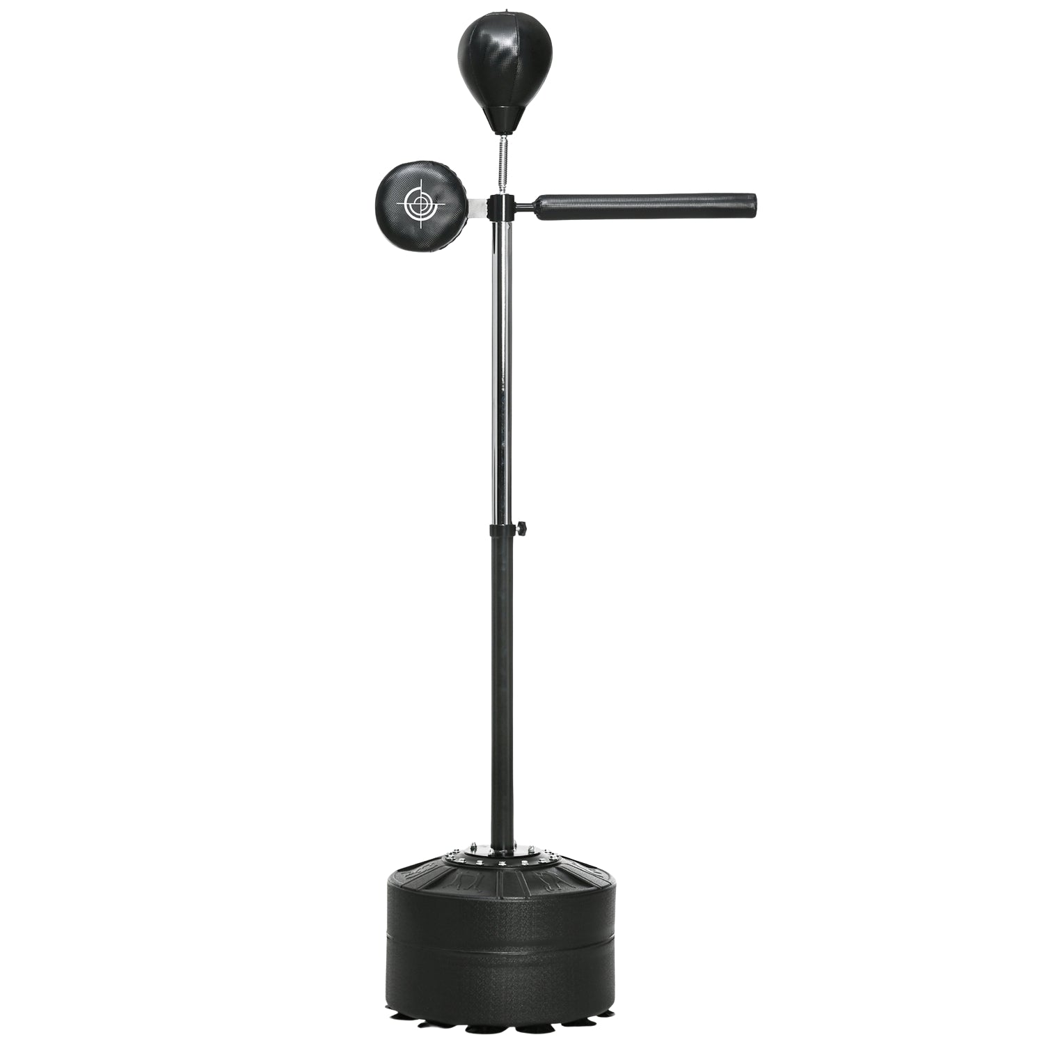 Nastavitelný boxovací stojan s reflexní tyčí, HDPE a kůží
