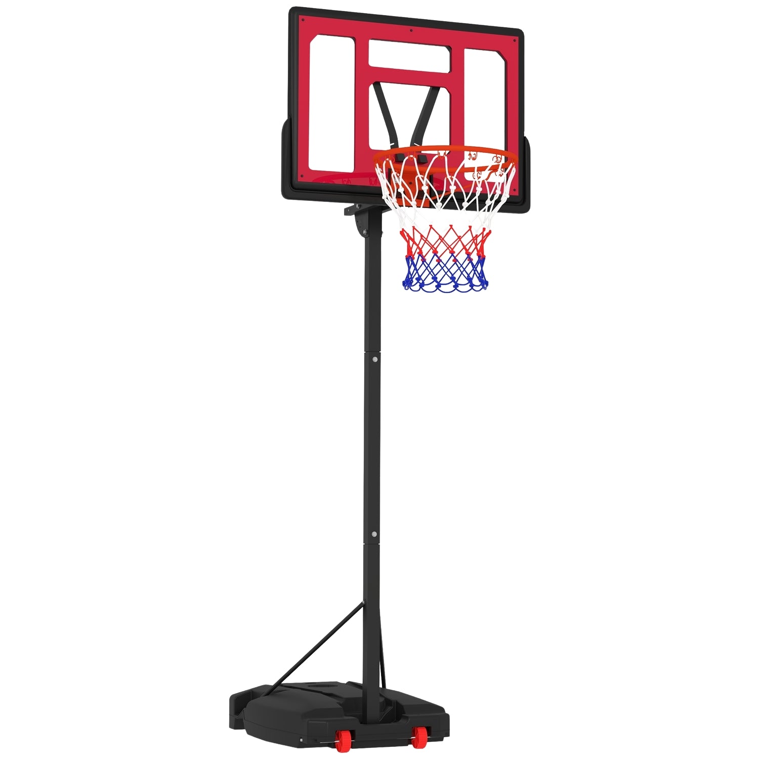 Nastavitelný venkovní basketbalový koš pro děti, 200–260 cm