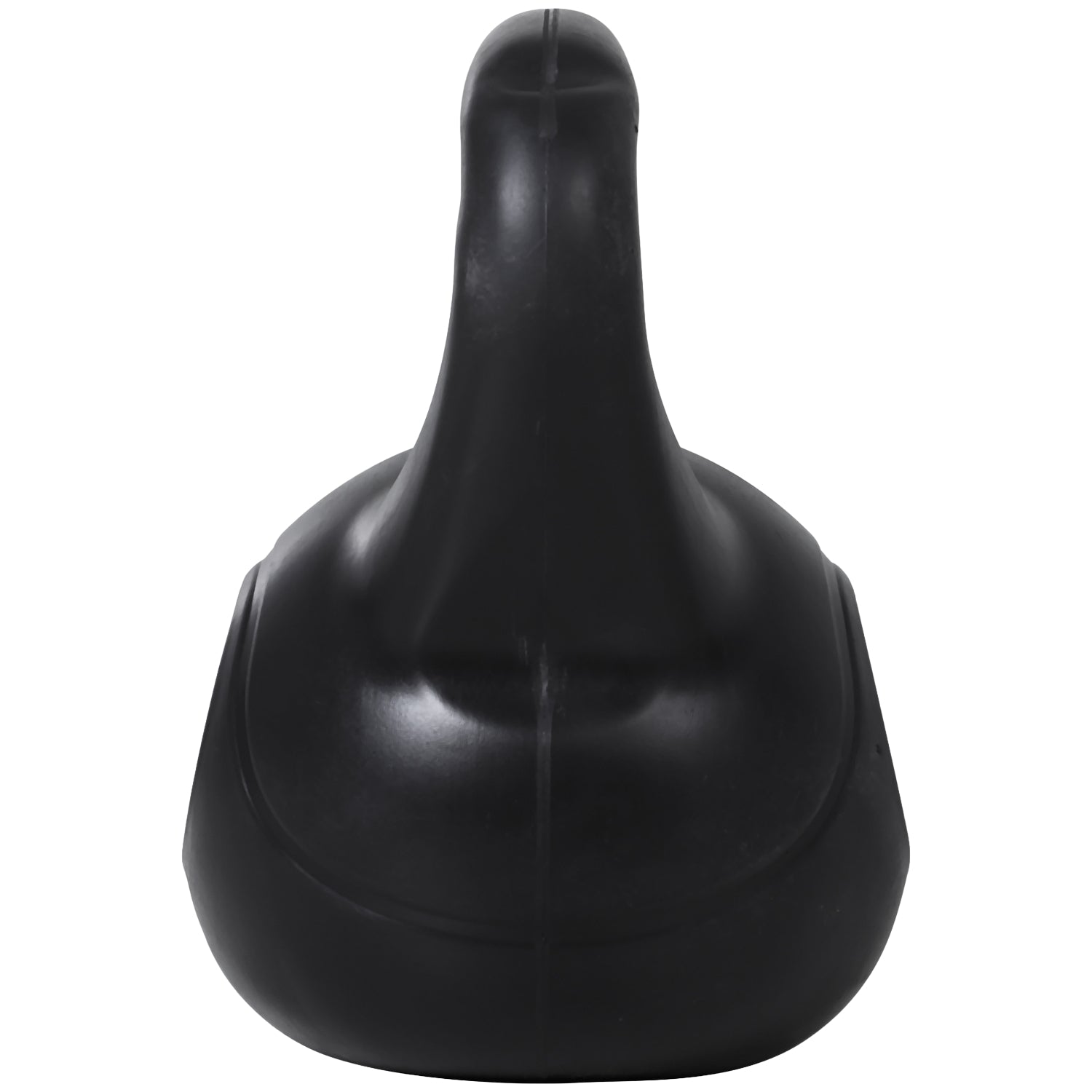 Kettlebell 10 kg, sandfylld, svart, nybörjarvänlig