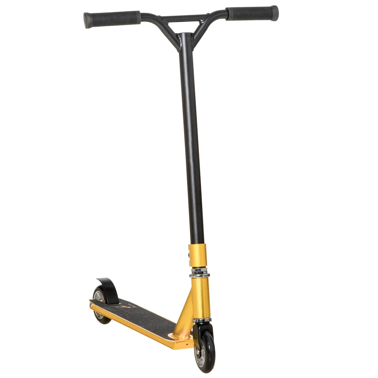 Kick Stunt Scooter, 360° styrning, Gummigrepp, Guld
