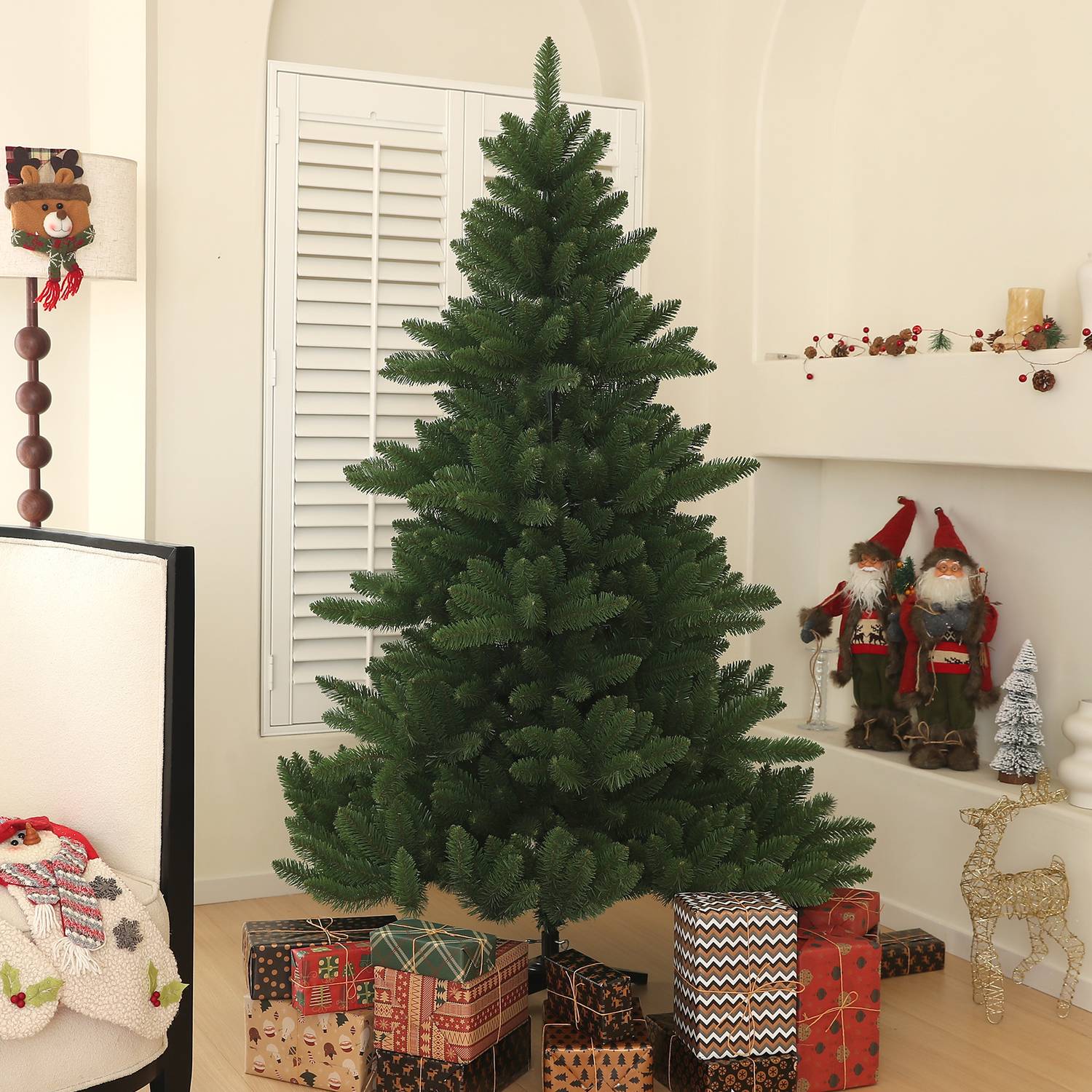 Umělý vánoční stromek 180 cm, 880 konců, s protipožární úpravou