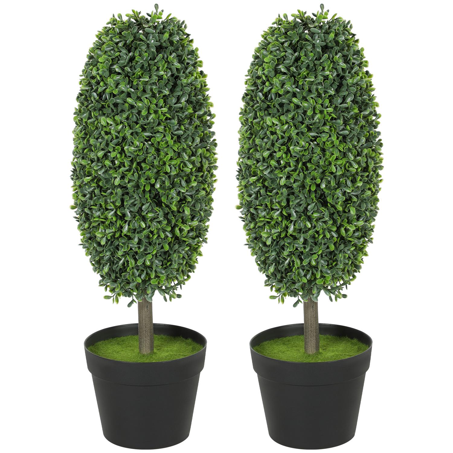 Konstgjorda växter Set om 2, UV-beständig, 60 cm hög