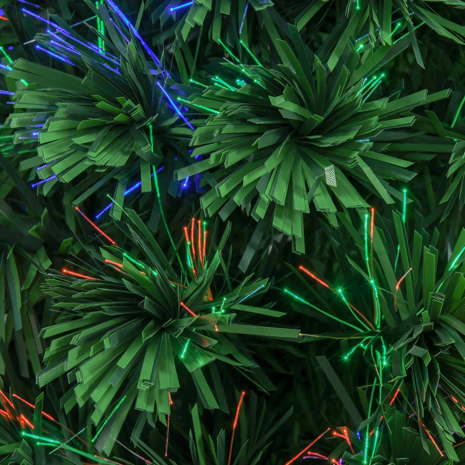 Konstgjord julgran, 0,9 m fiberoptik med LED-ljus