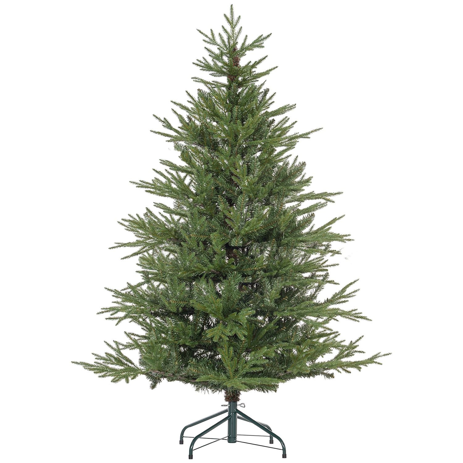Umělý vánoční stromek, 150cm, 1724 větviček, kovový stojan