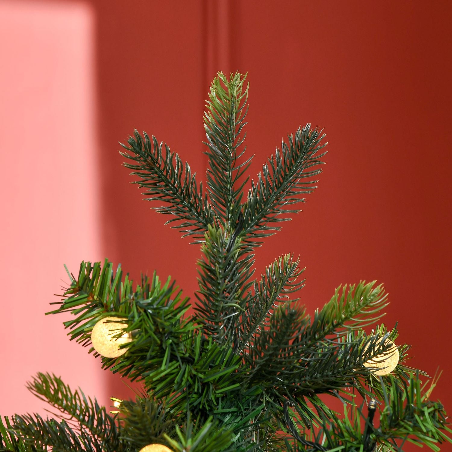 Konstgjord julgran, 180 Cm, 260 LED-lampor, naturtrogen design