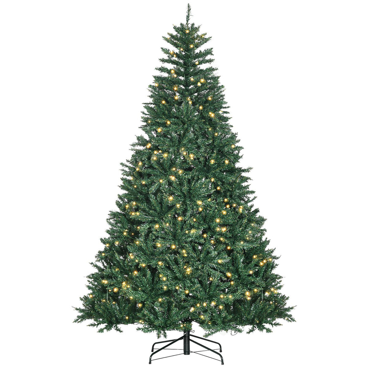 Umělý vánoční stromek se 700 LED světly, výška 2,1 m