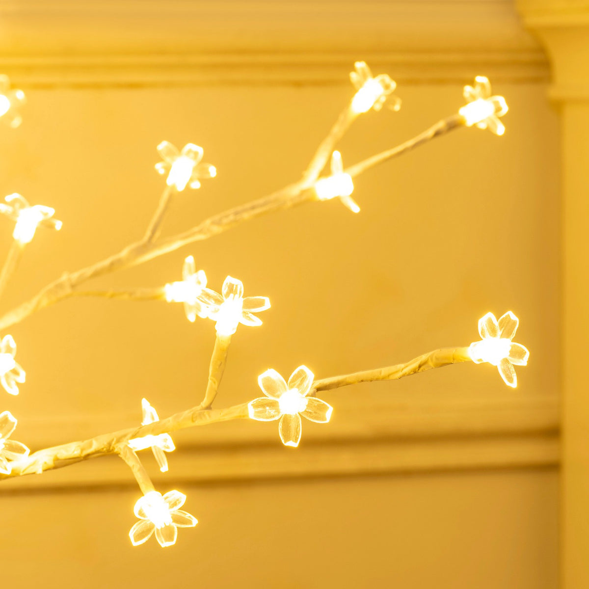 LED světelný strom, 150 cm, teplá bílá, pro interiér i exteriér