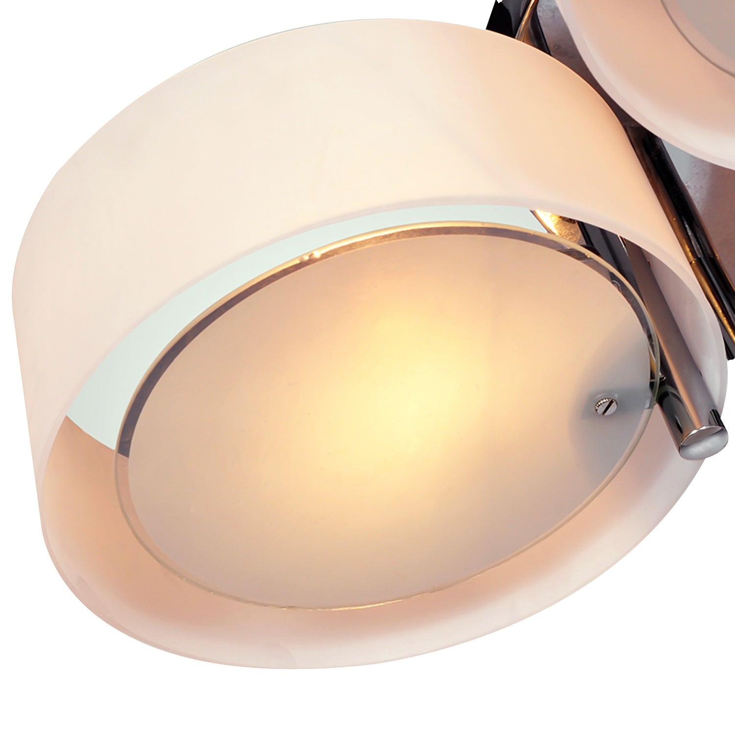 LED-taklampa, 3-lampa, E27 40W, varmvit, Ø64cm