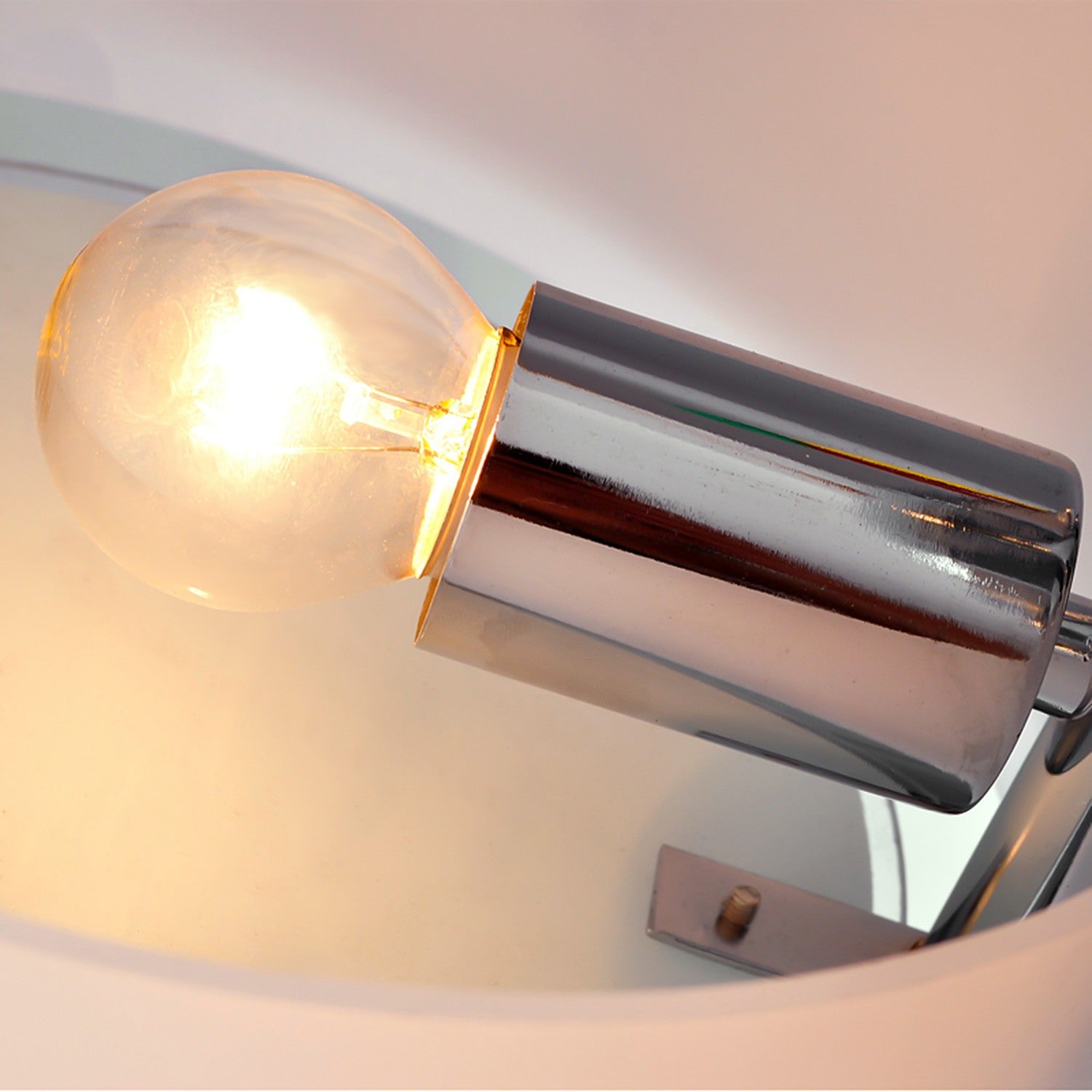 LED-taklampa, 3-lampa, E27 40W, varmvit, Ø64cm