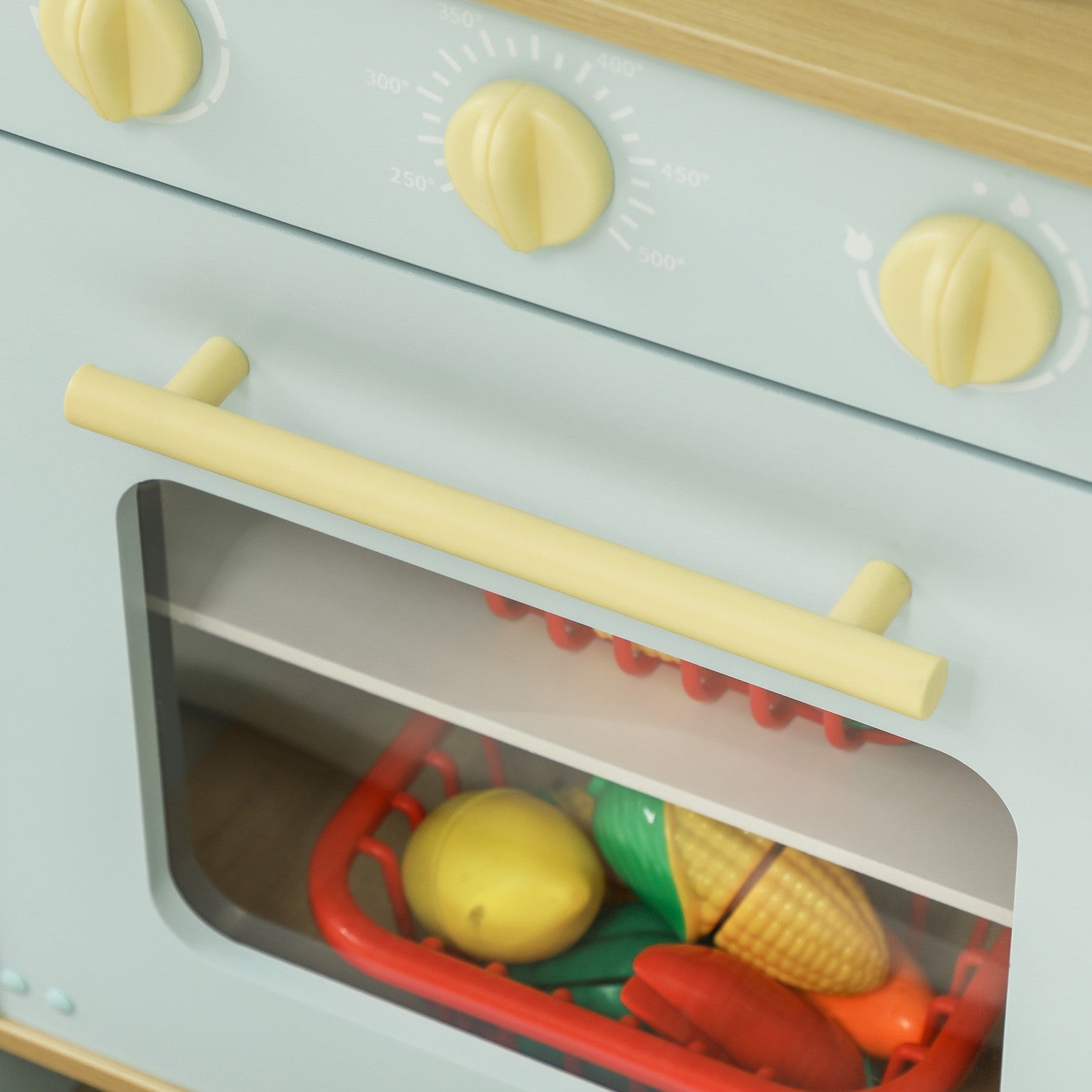 Lekset för barnkök med tillbehör, blå