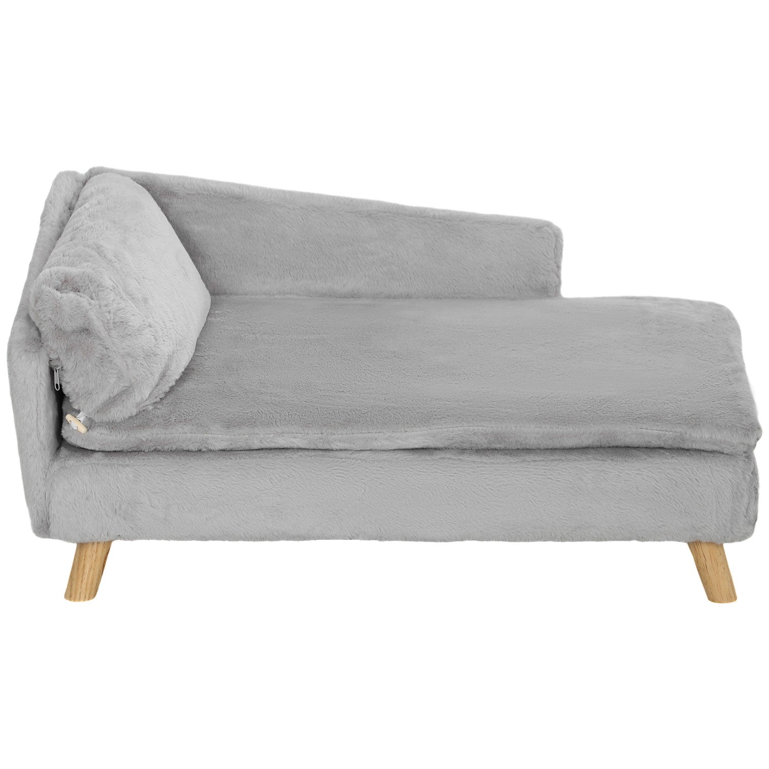 Středně velká pohovka pro psy s pratelným polštářem, vyvýšený design