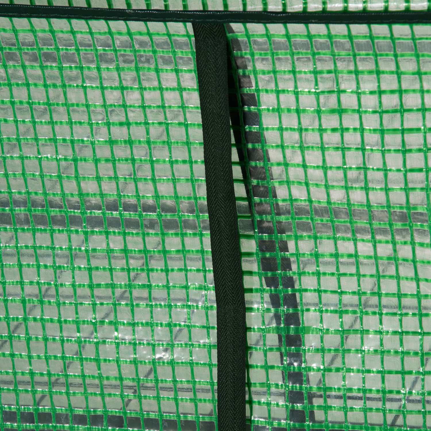 Mini Metal Greenhouse – 3 hyllor, grön, 80x49x120 cm