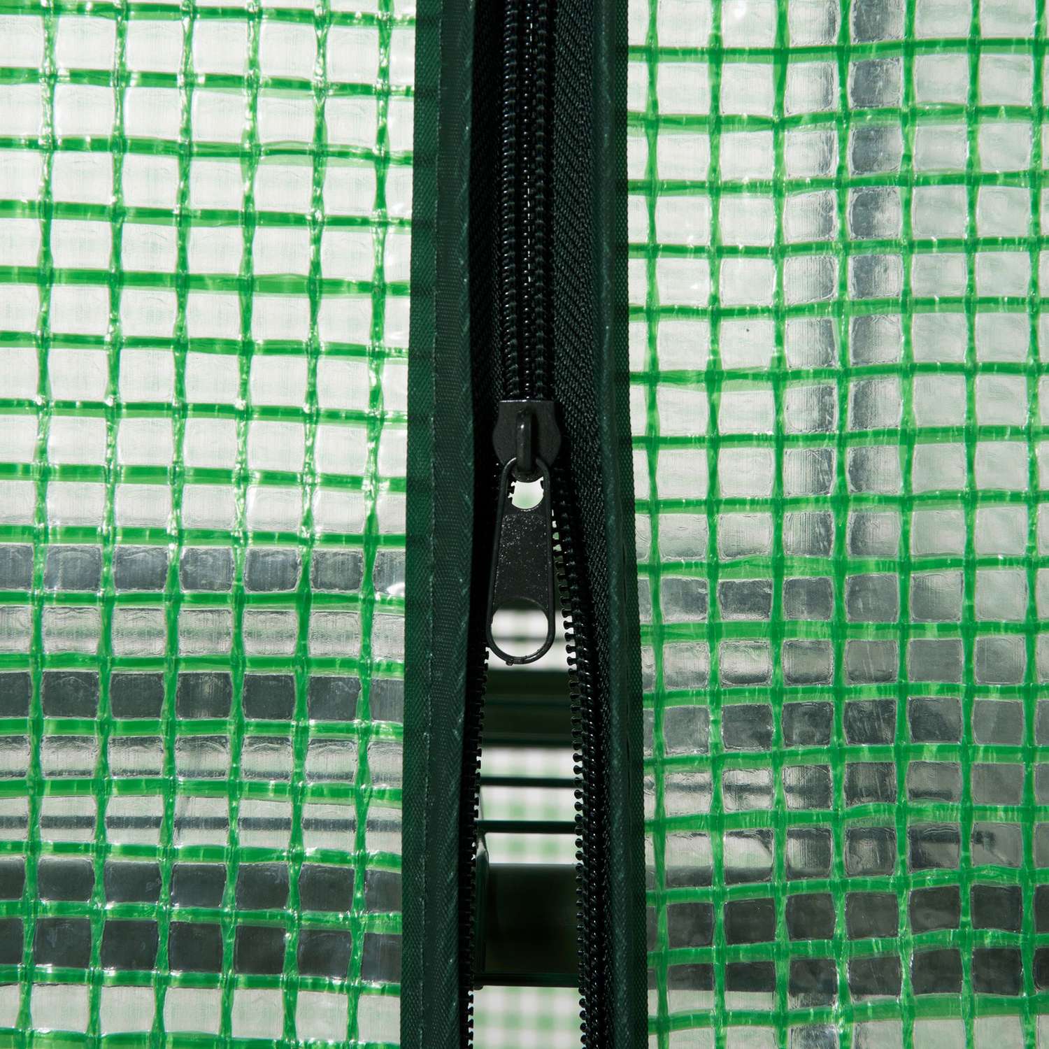 Mini Metal Greenhouse – 3 hyllor, grön, 80x49x120 cm