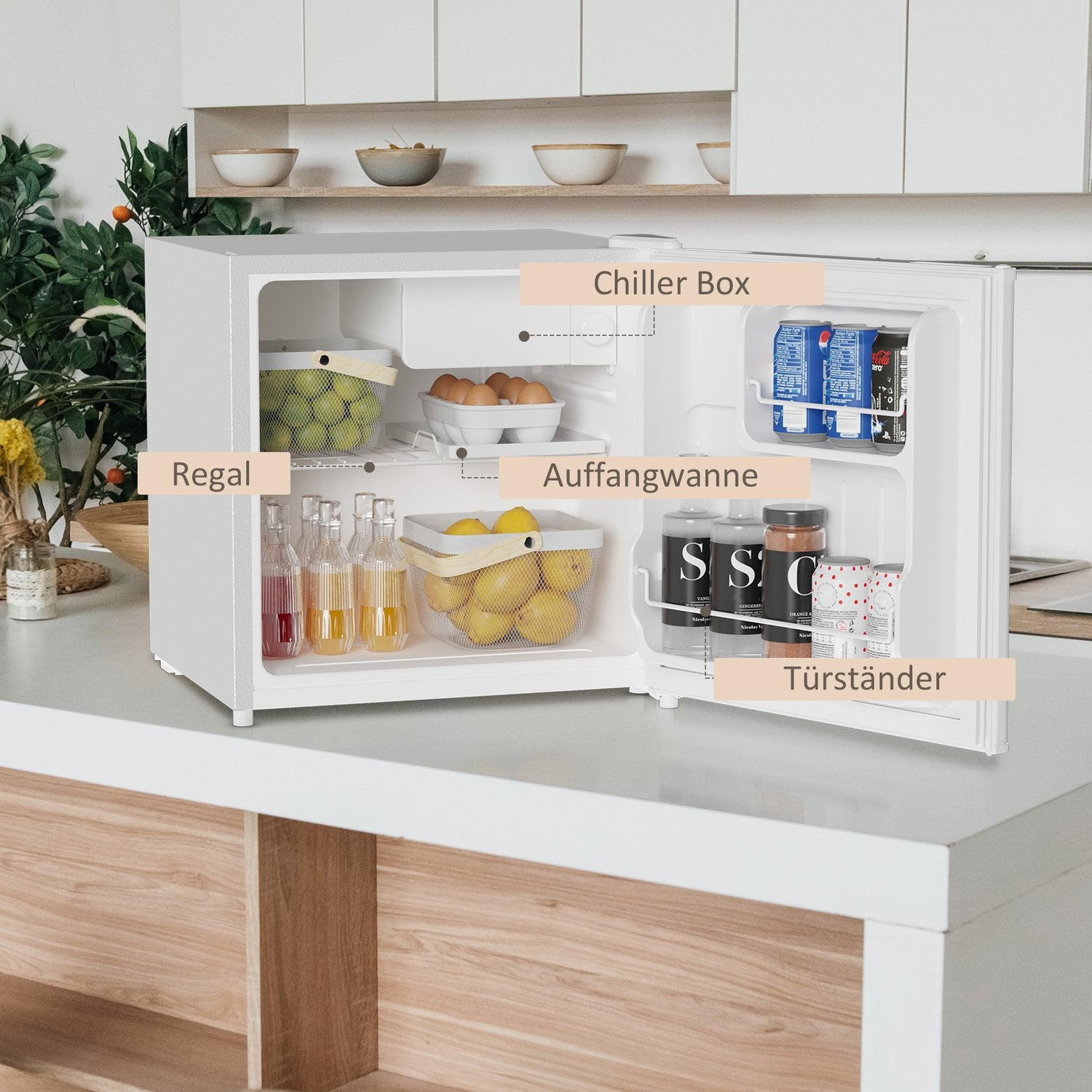 Minimraznička 46 l – kompaktní, s boxem na led, regulace teploty
