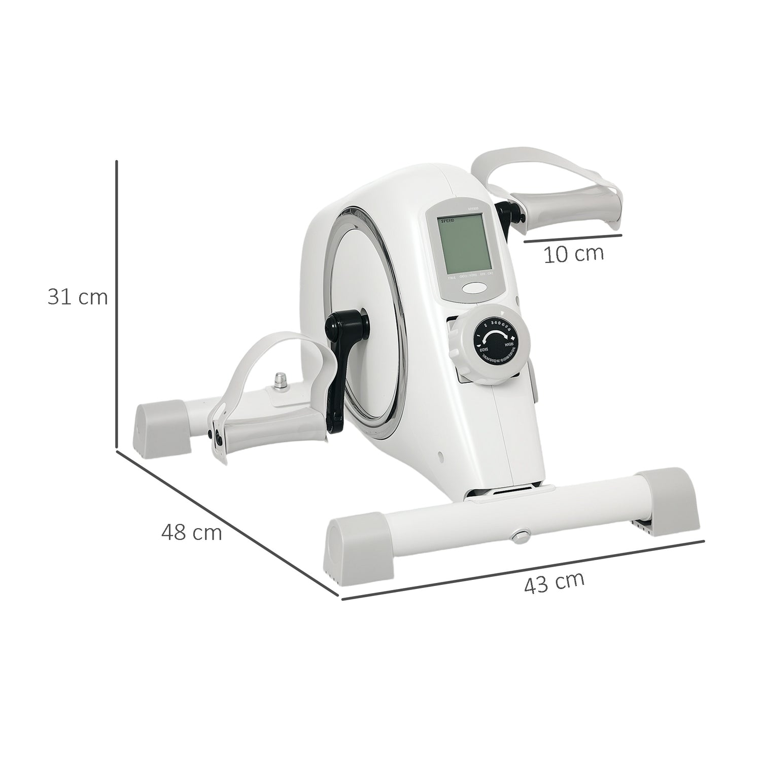 Mini rotoped pro seniory s LCD displejem a 8 úrovněmi odporu