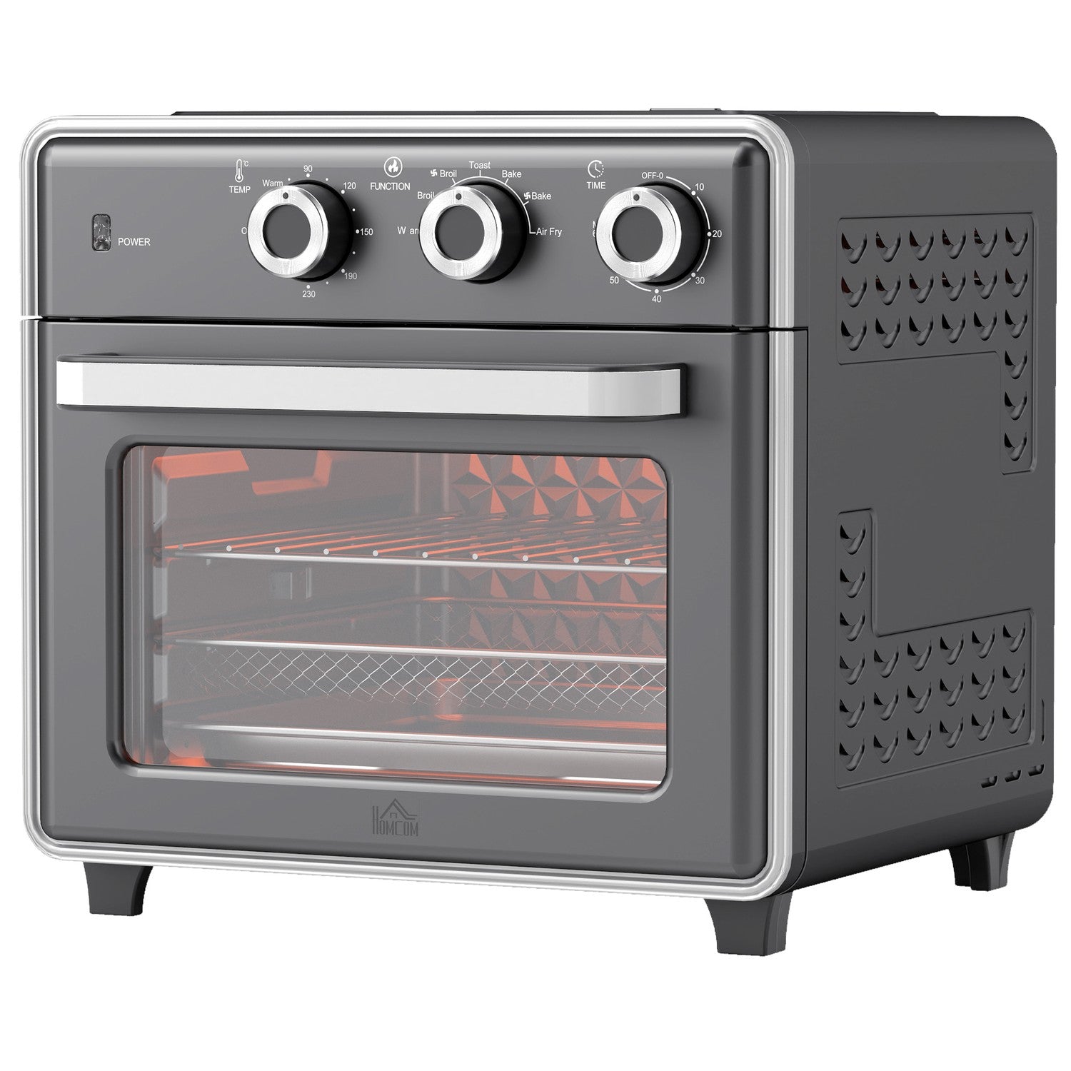 Mini trouba s horkovzdušnou cirkulací, 20 l, 1400 W, více režimů