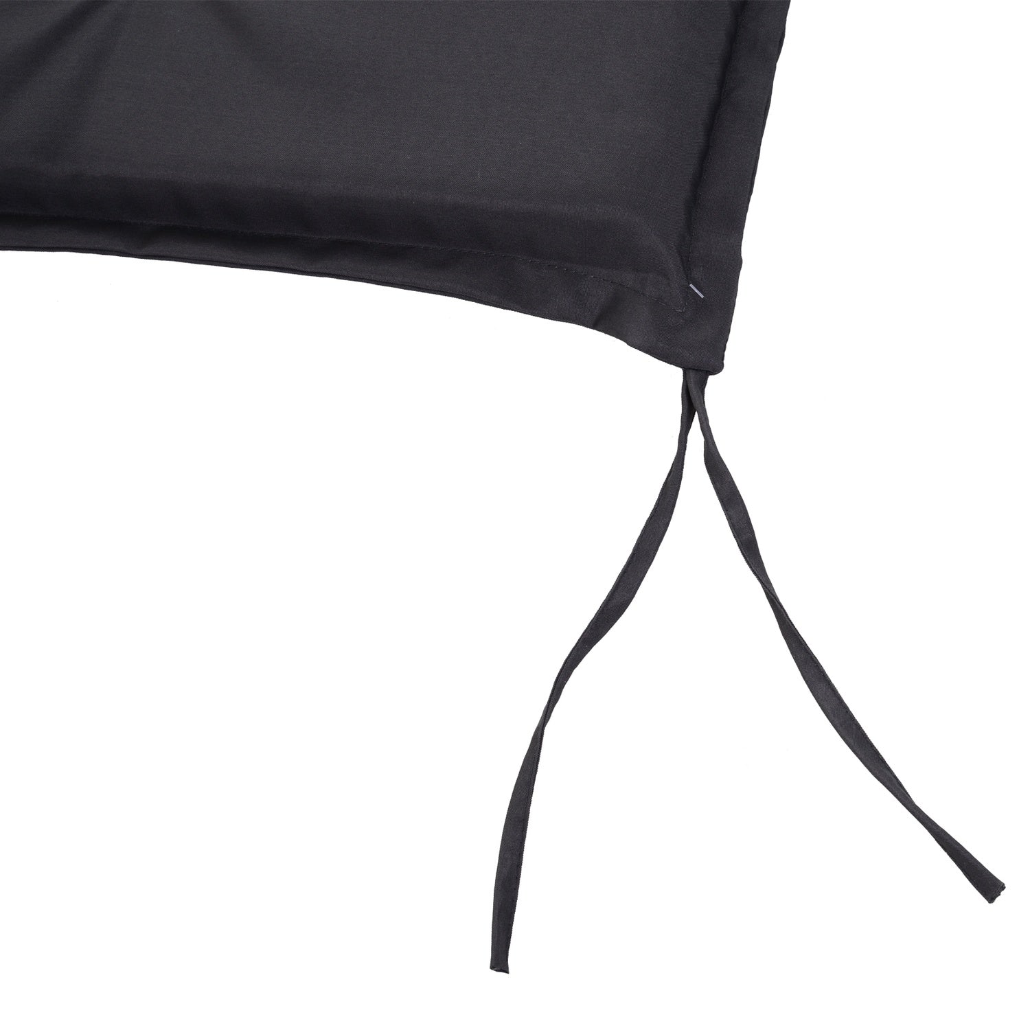 Mörkgrå trädgårdsbänkkuddar, mjuk polyester, 120x54x5 Cm