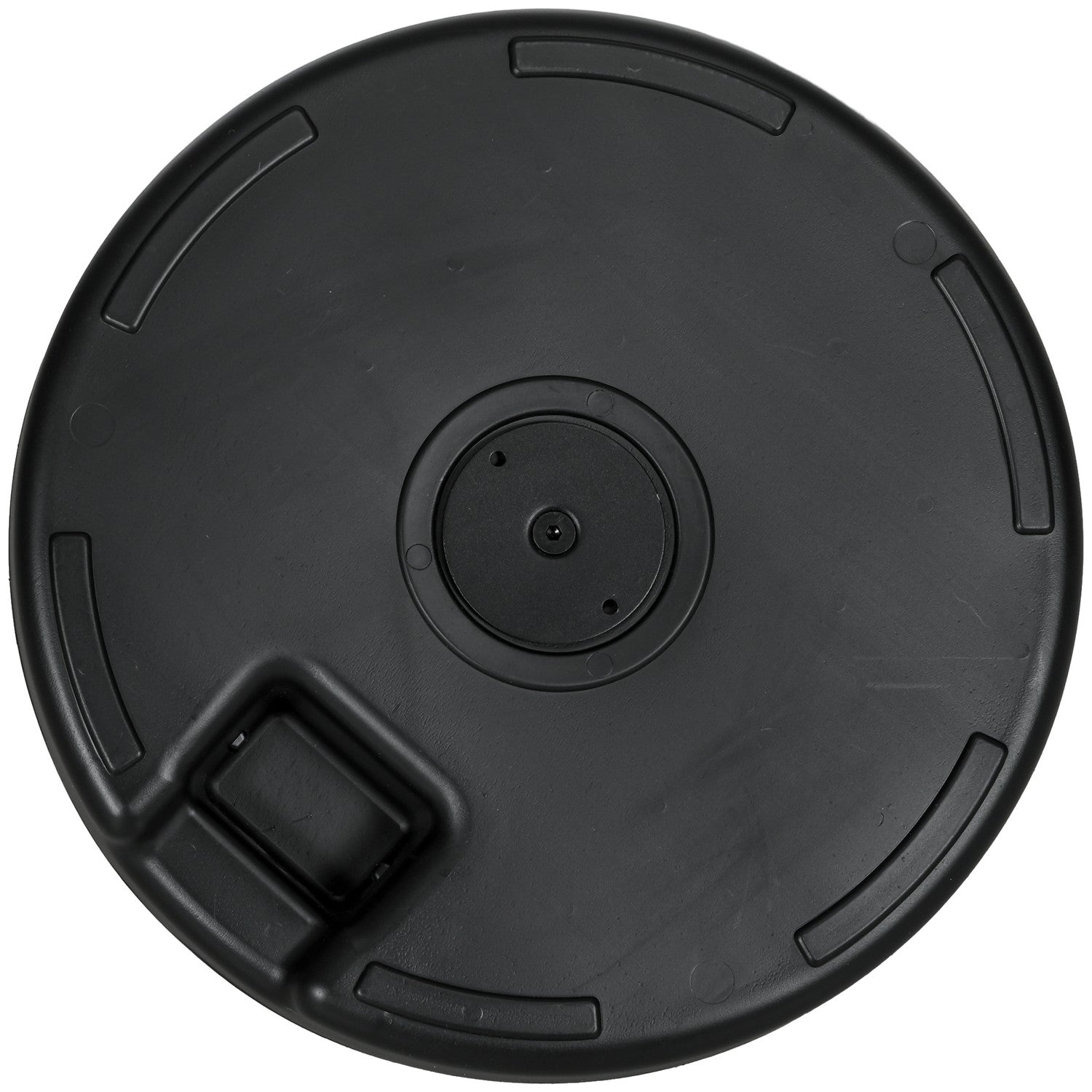Parasollställ 29 kg, svart, rottinglook, passar Ø38/48 mm stolpar