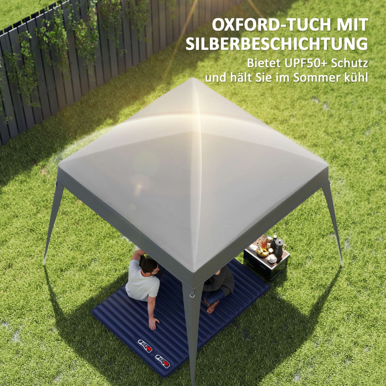 Náhradní střecha na altán, 3x3 m, vodoodpudivá, odolná proti bouřím