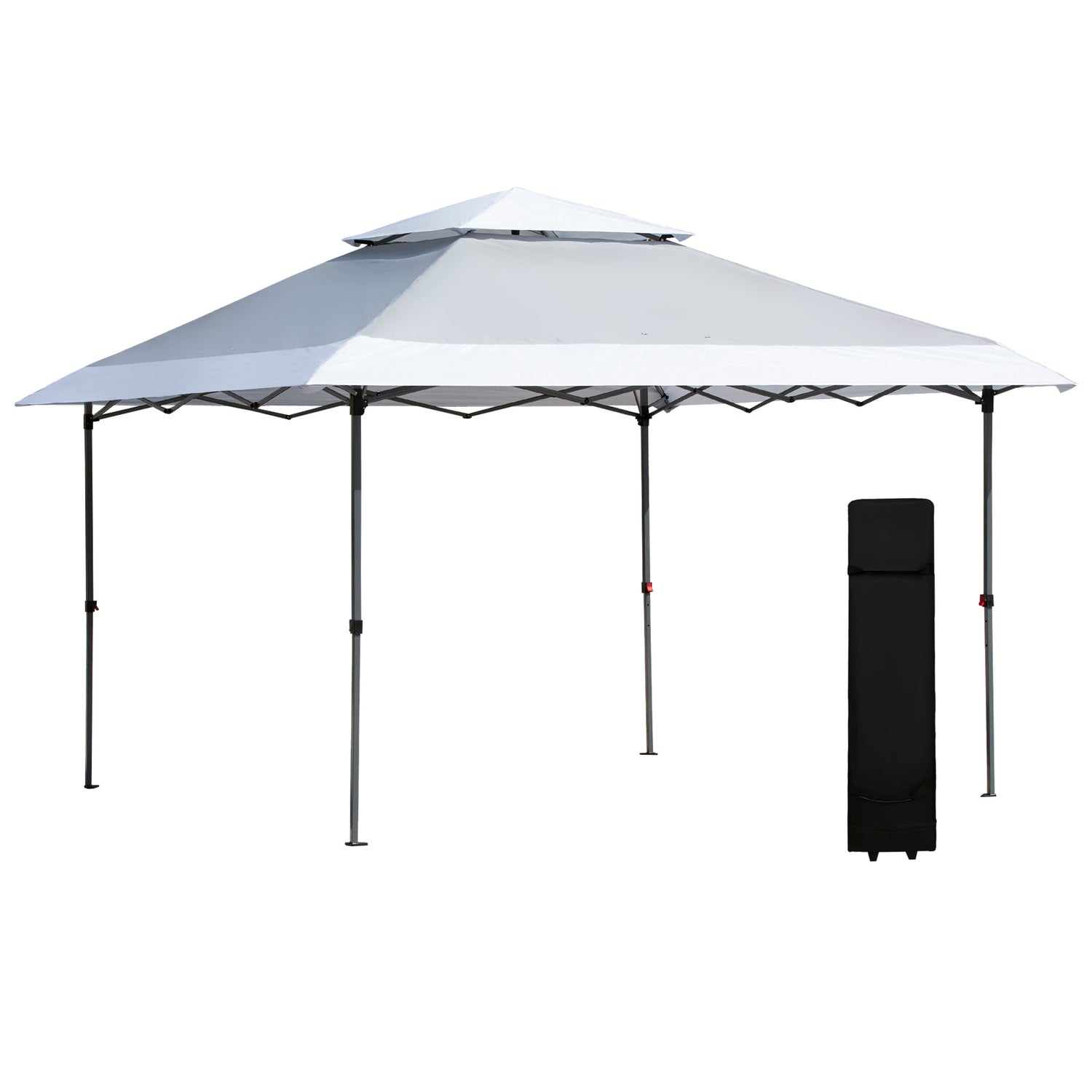 Pop-Up Garden Gazebo 3,5x3,5m, UV-skydd, Oxford-tyg