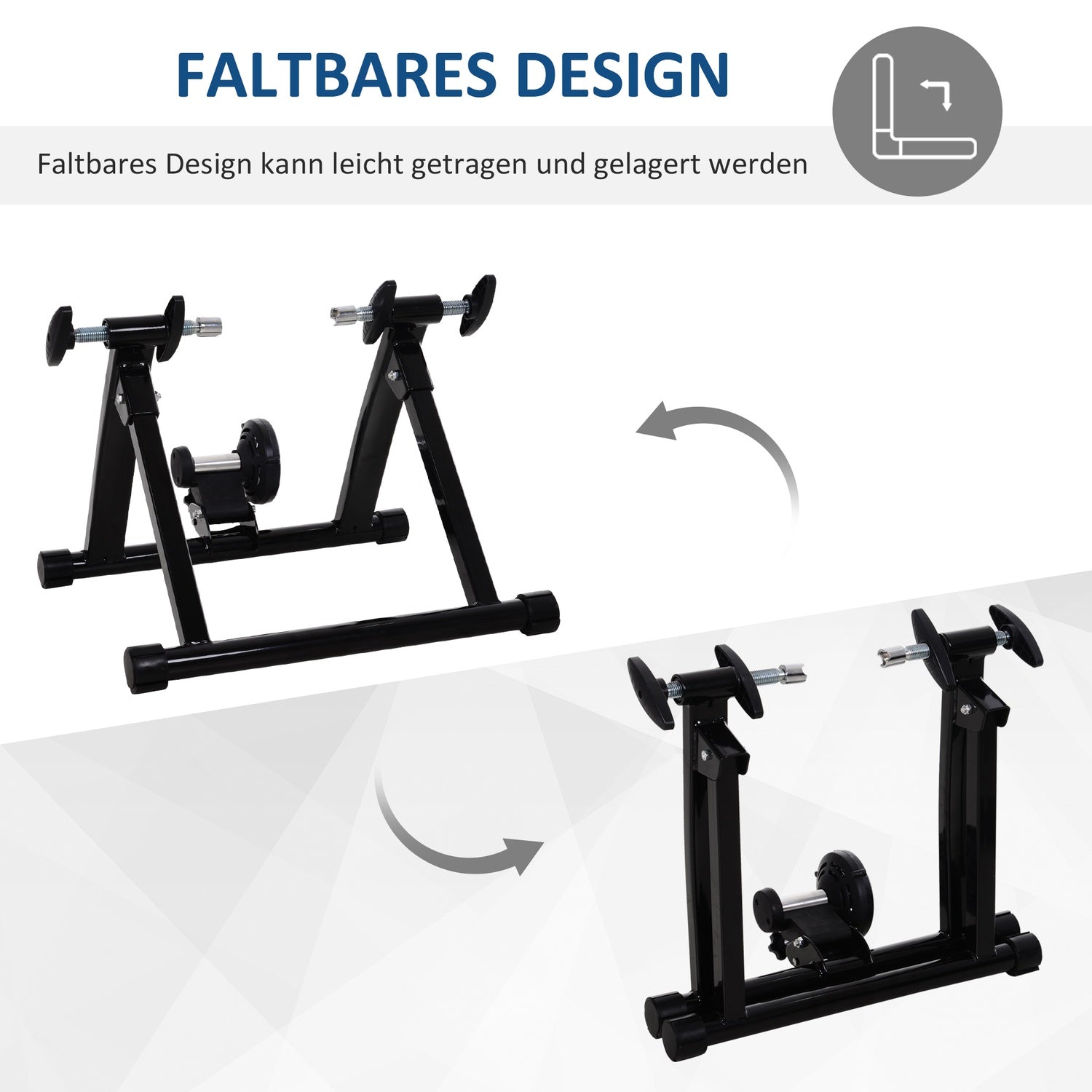 Rullcykeltränare, magnetbroms, passar 26""-28""/700C