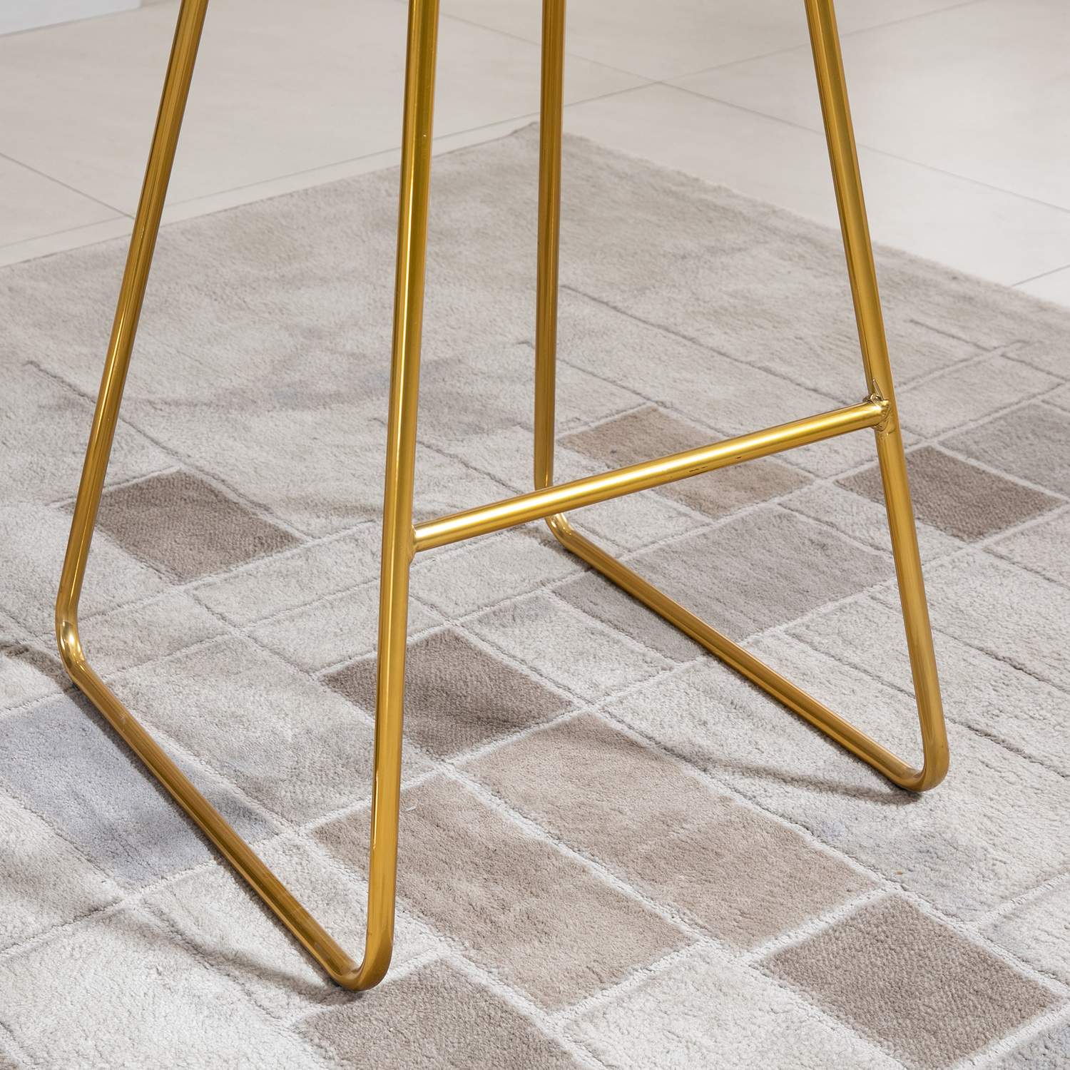 Sammetsbarstolsset, kökspallar med ryggstöd, guld/svart