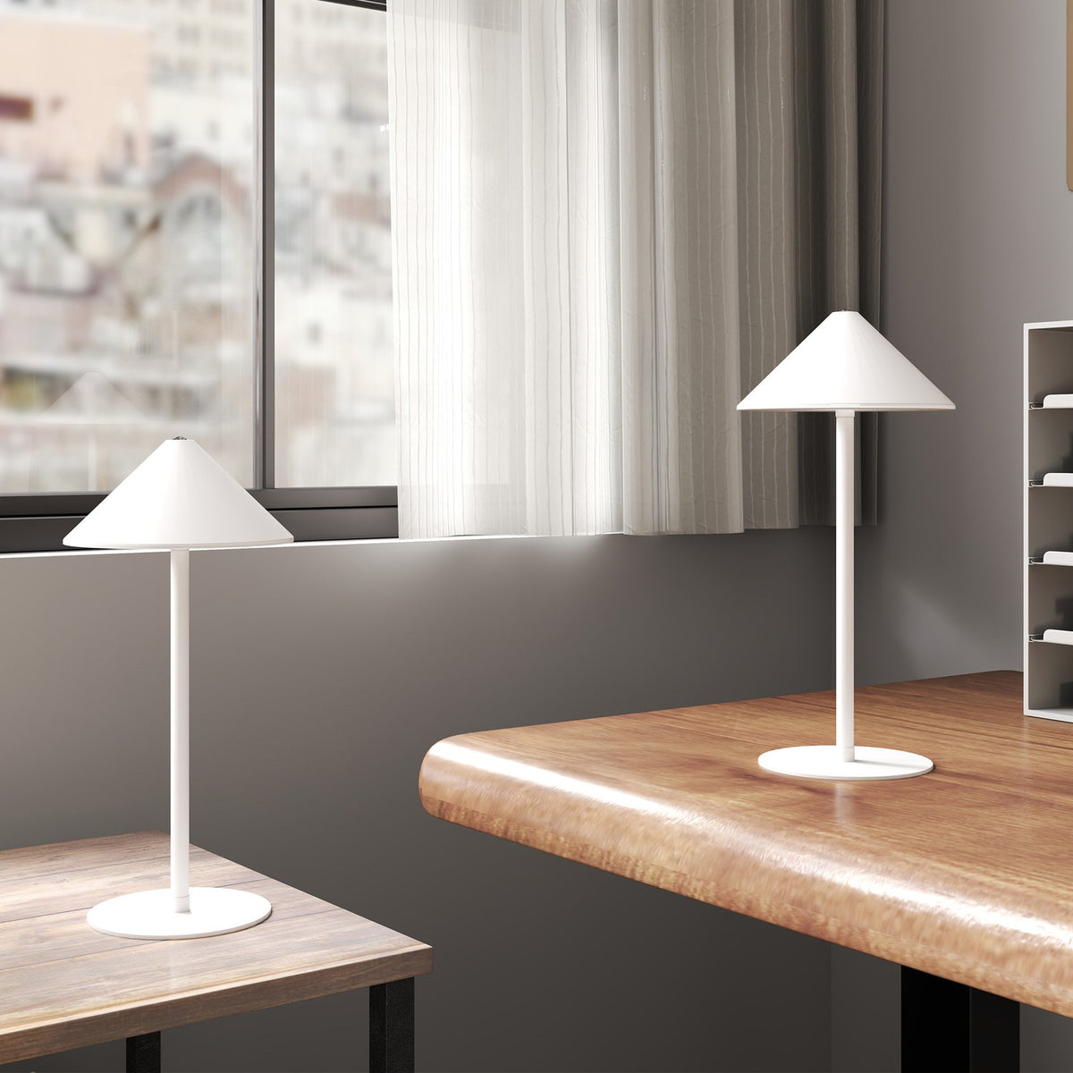 Sada 2 stolních lamp s dotykovým ovládáním, 3 barvy světla