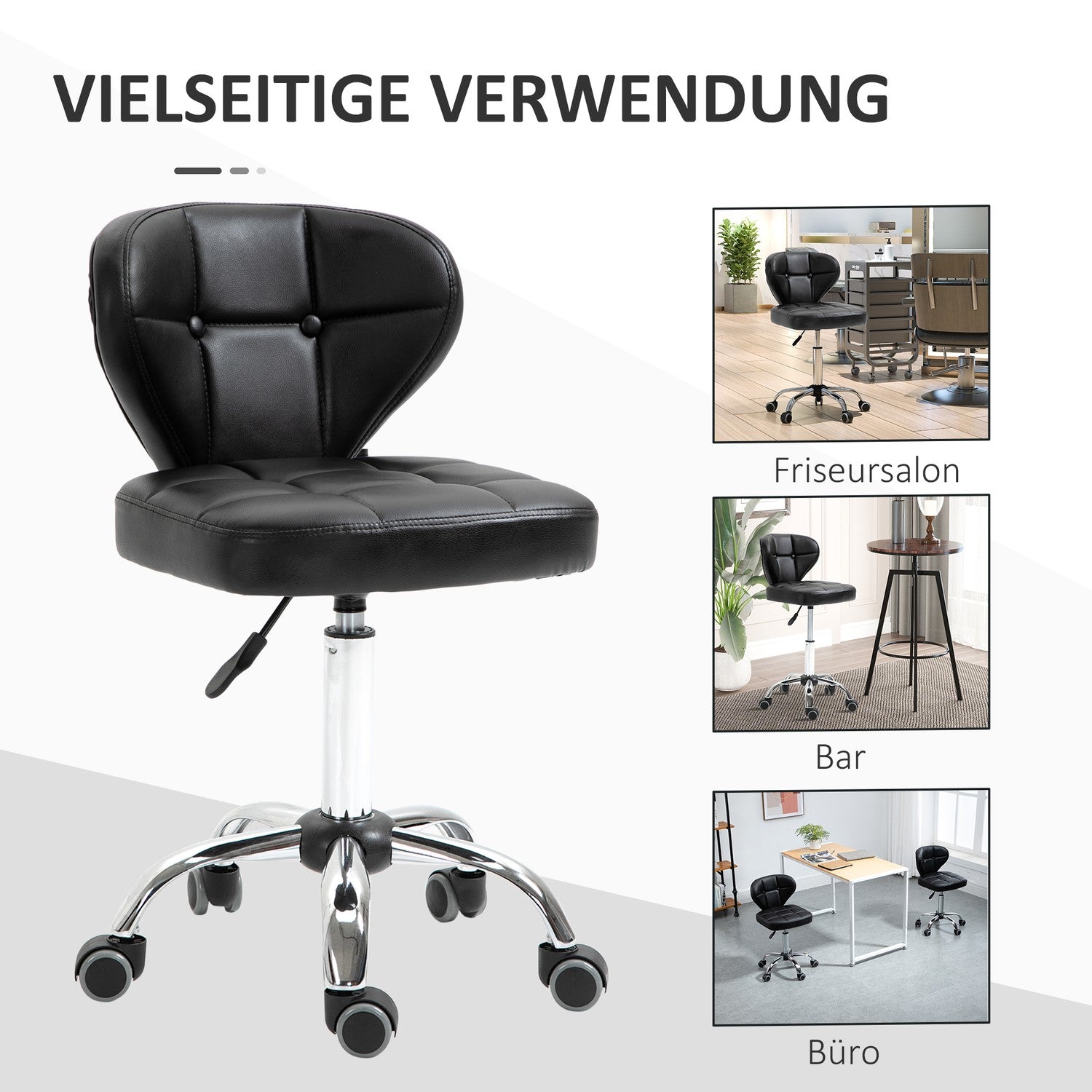 Set med 2 mörkgrå svängbara rullstolar, justerbar höjd