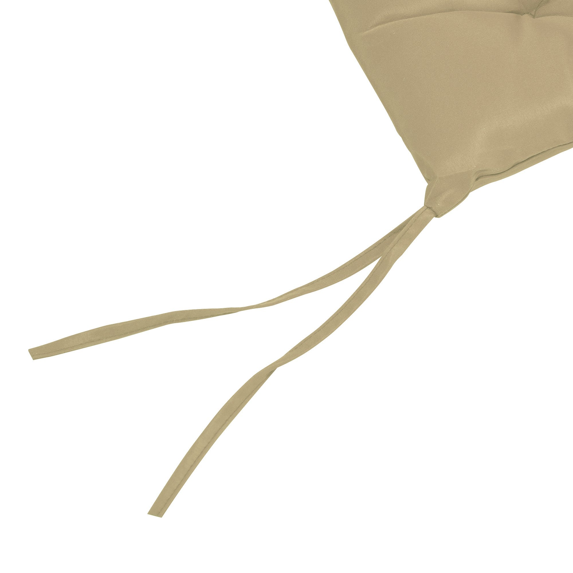 Set med dynor till utomhusstolar, 98x50 cm, kaki, 8 cm tjock
