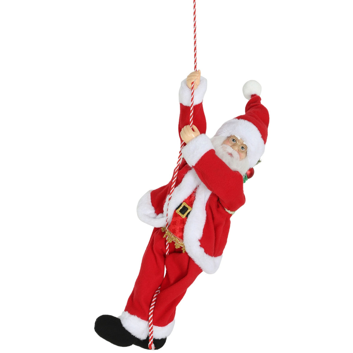 Zpívající lezecký Santa Claus, 60 cm, s dárkem a zvukem