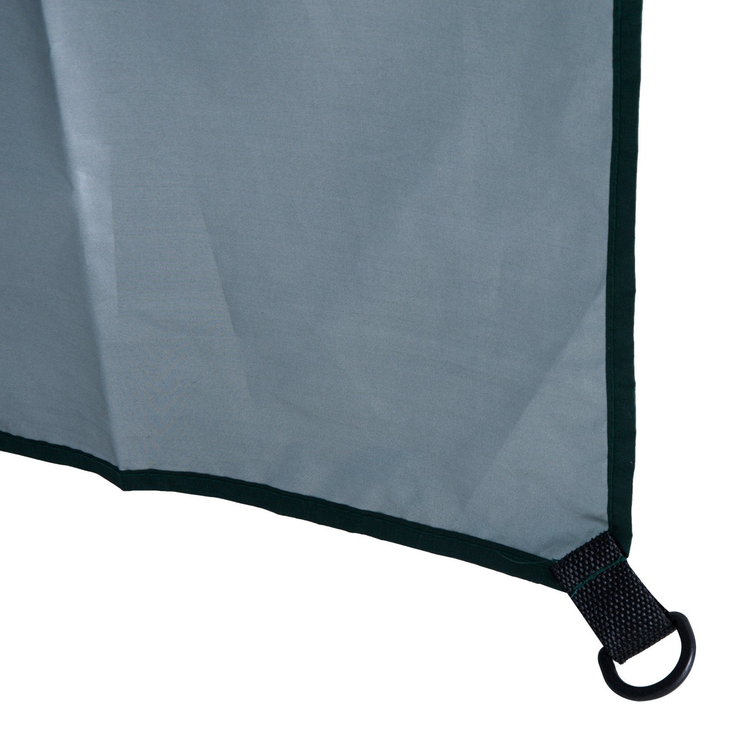 Strandparaply sidovägg, mörkgrön polyester, 2,2m