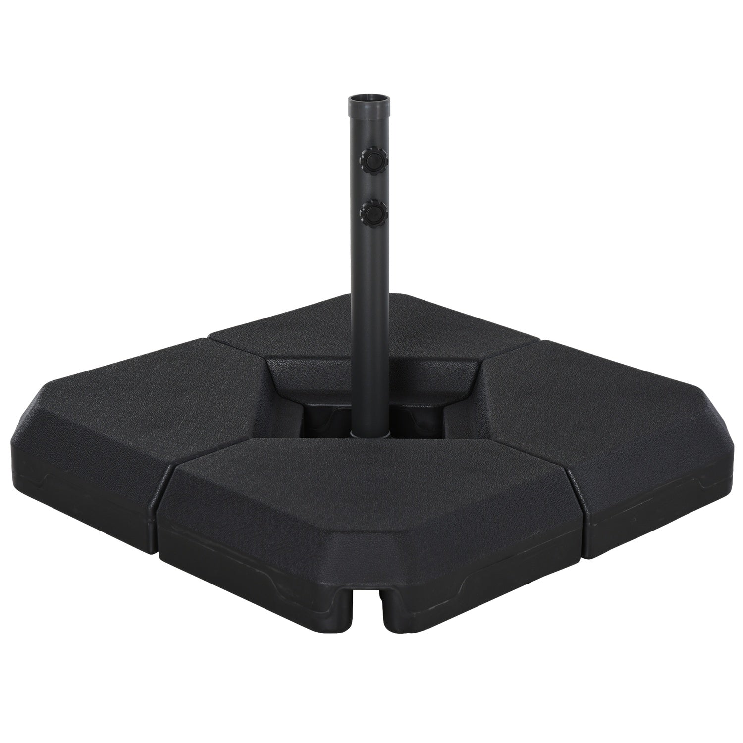 Svart HDPE paraplyställ – hållbart och elegant