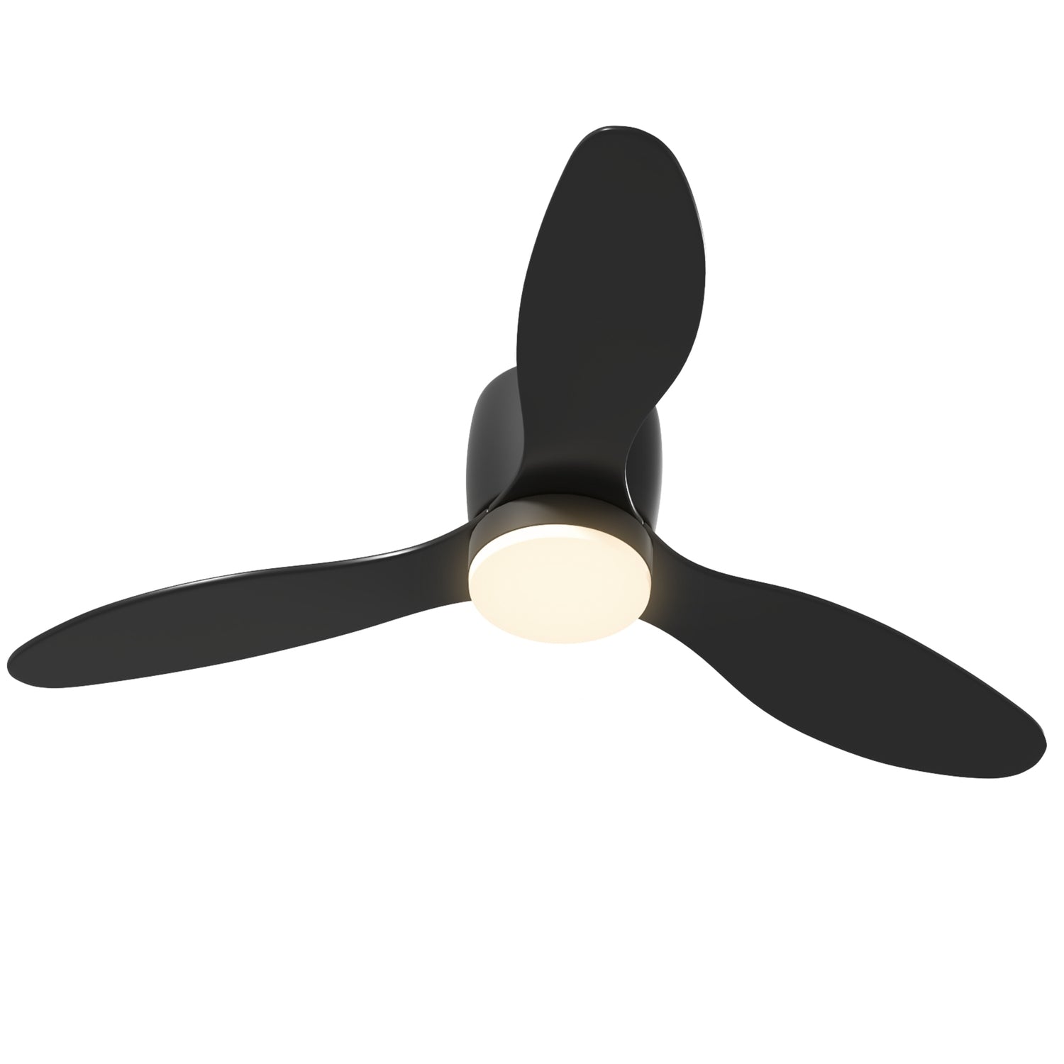 Stropní ventilátor se světlem, dálkovým ovládáním a časovačem – 115 cm, 6 rychlostí