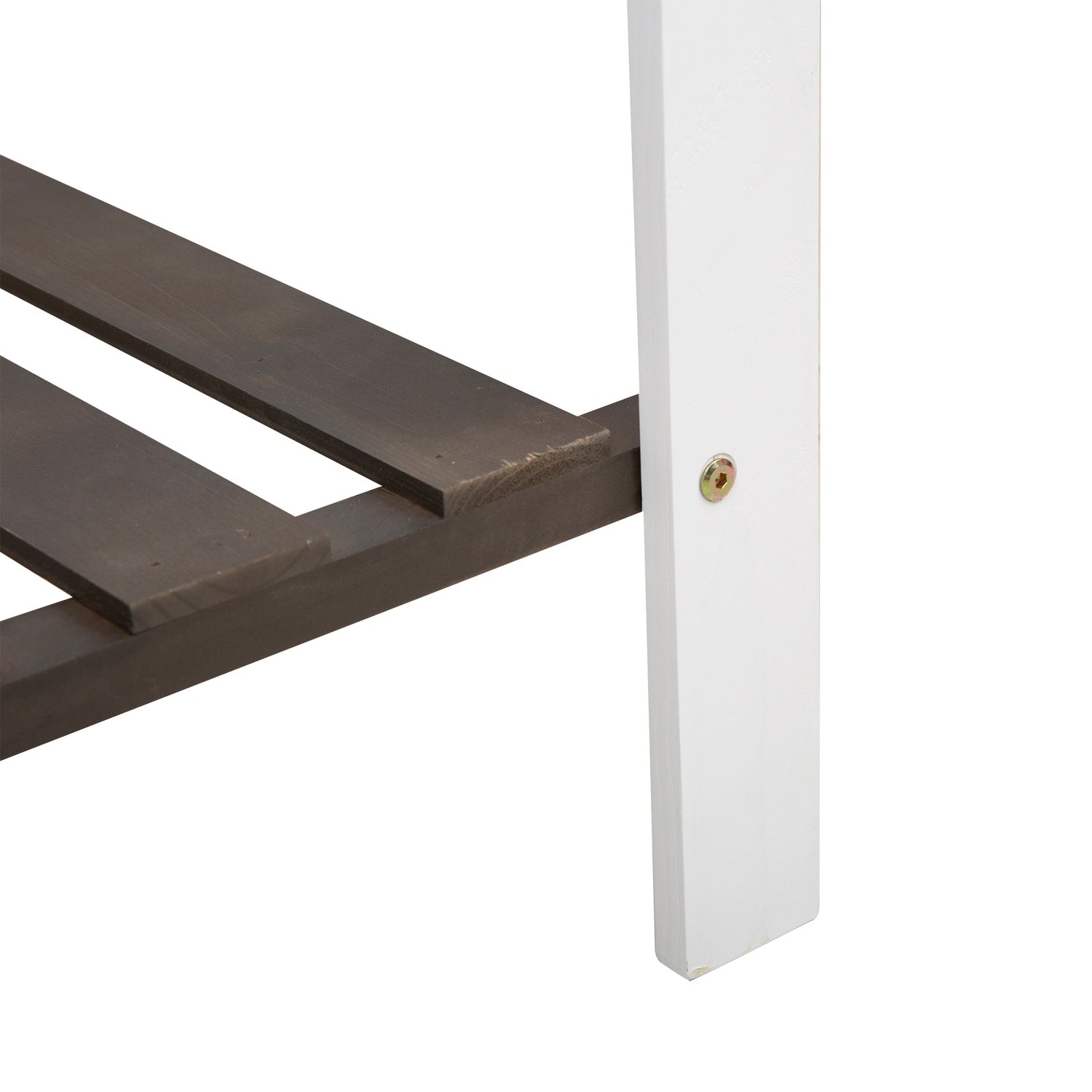 Trädgårdsväxtbord i trä med hylla – granträ, 119x57x89cm