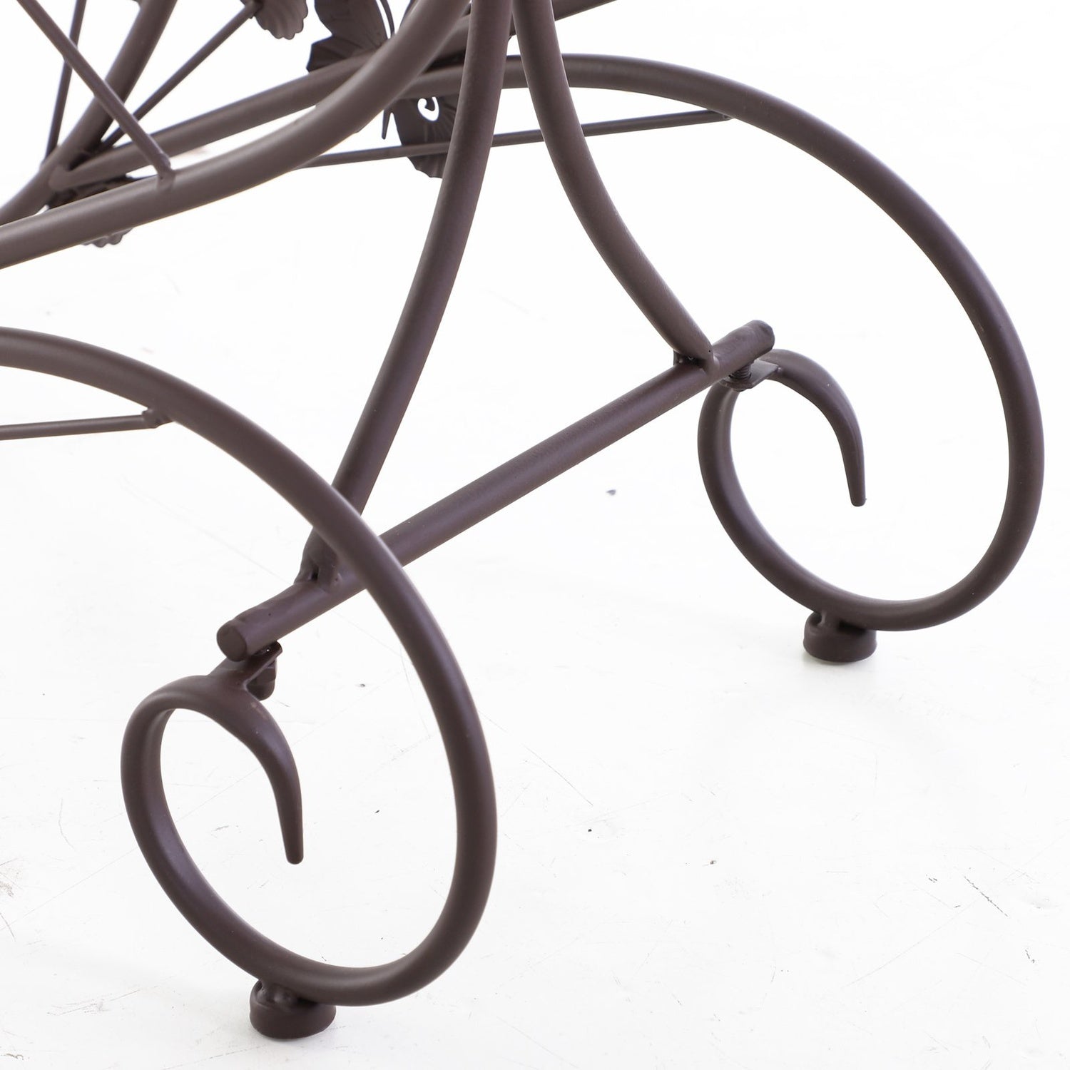 Trevånings växthylla i metall, fransk stil, 76x27x67 cm