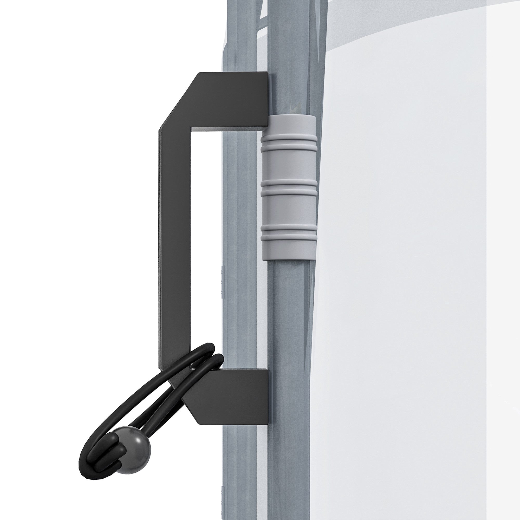 Tunnelväxthus för inträde, transparent lock, 3x2x2m