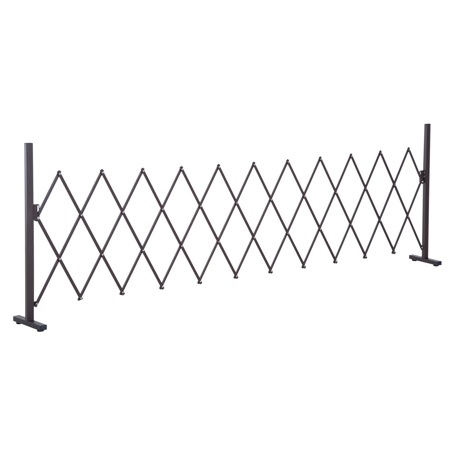 Utdragbar saxport i aluminium – 35-300 cm, brun