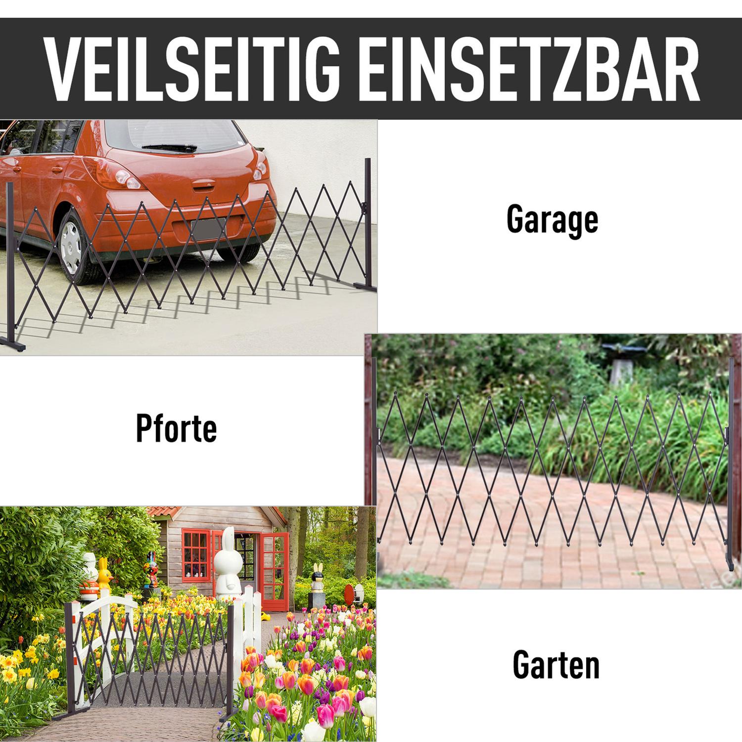 Utdragbar saxport i aluminium – 35-300 cm, brun
