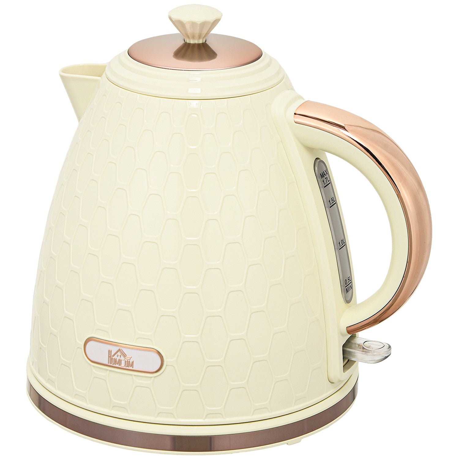 Vattenkokare, 2200W, Fönster, Filter, Beige