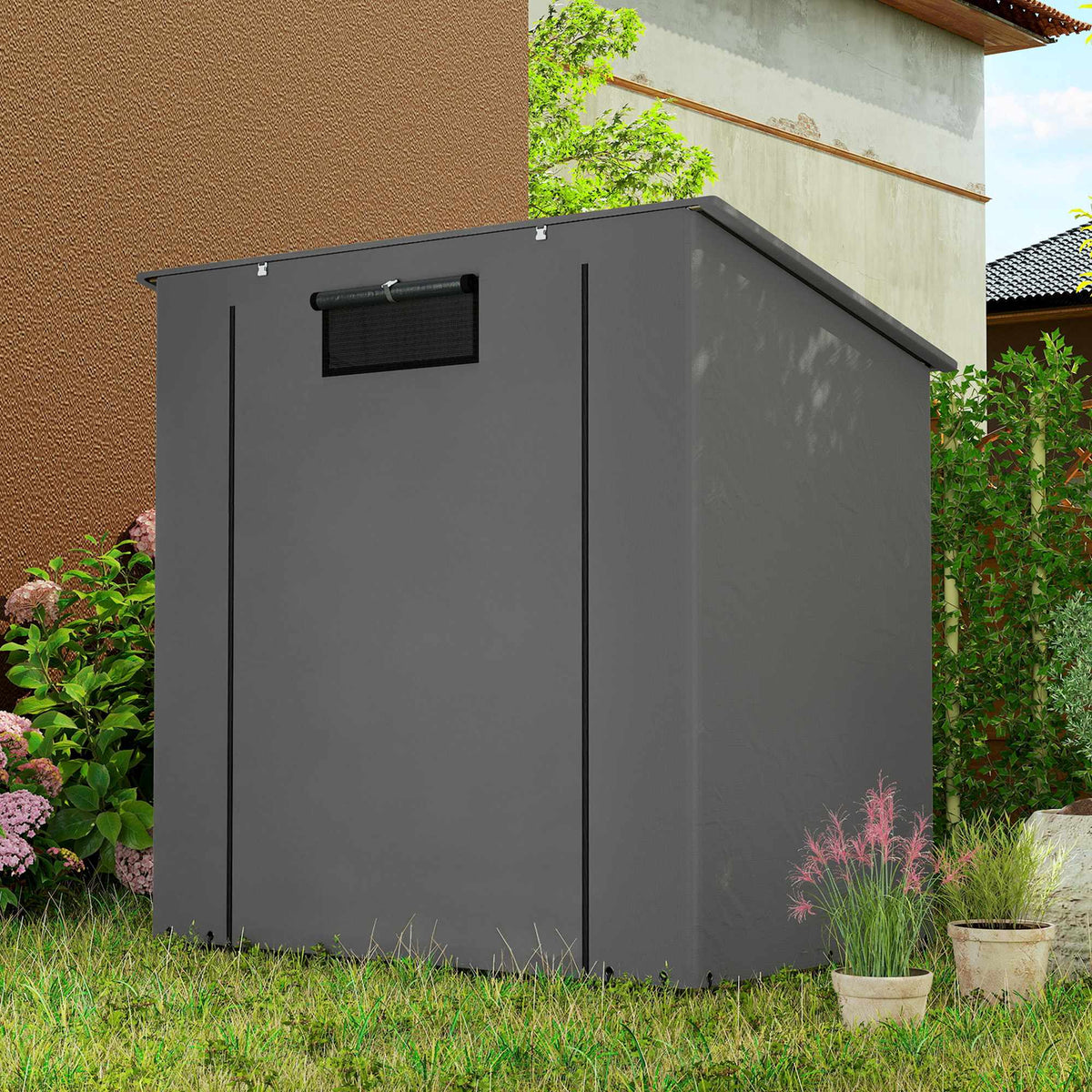 Voděodolný úložný stan 1,9x1,2m s rolovacími dveřmi