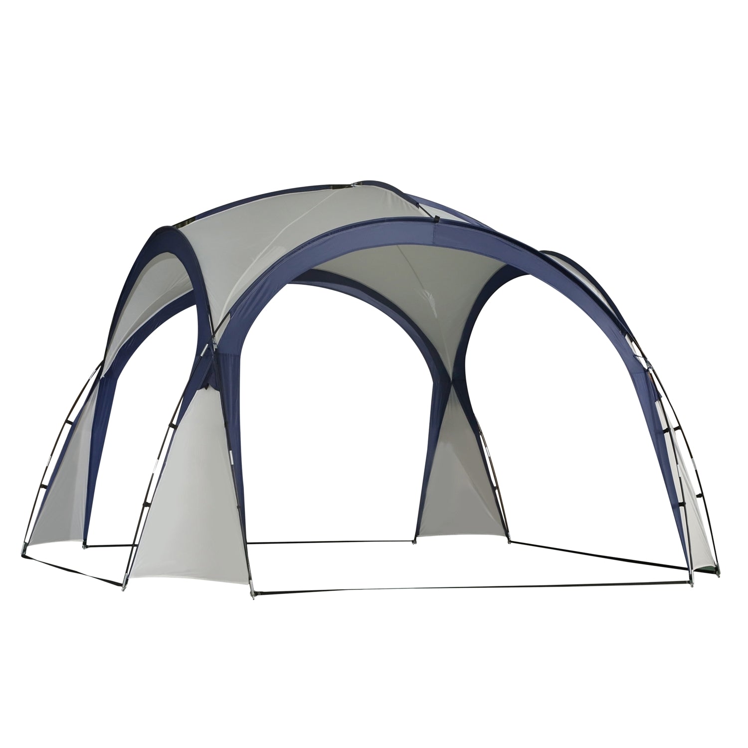 Väderbeständigt camping- och festtält, 3,5 x 3,5 x 2,3 M