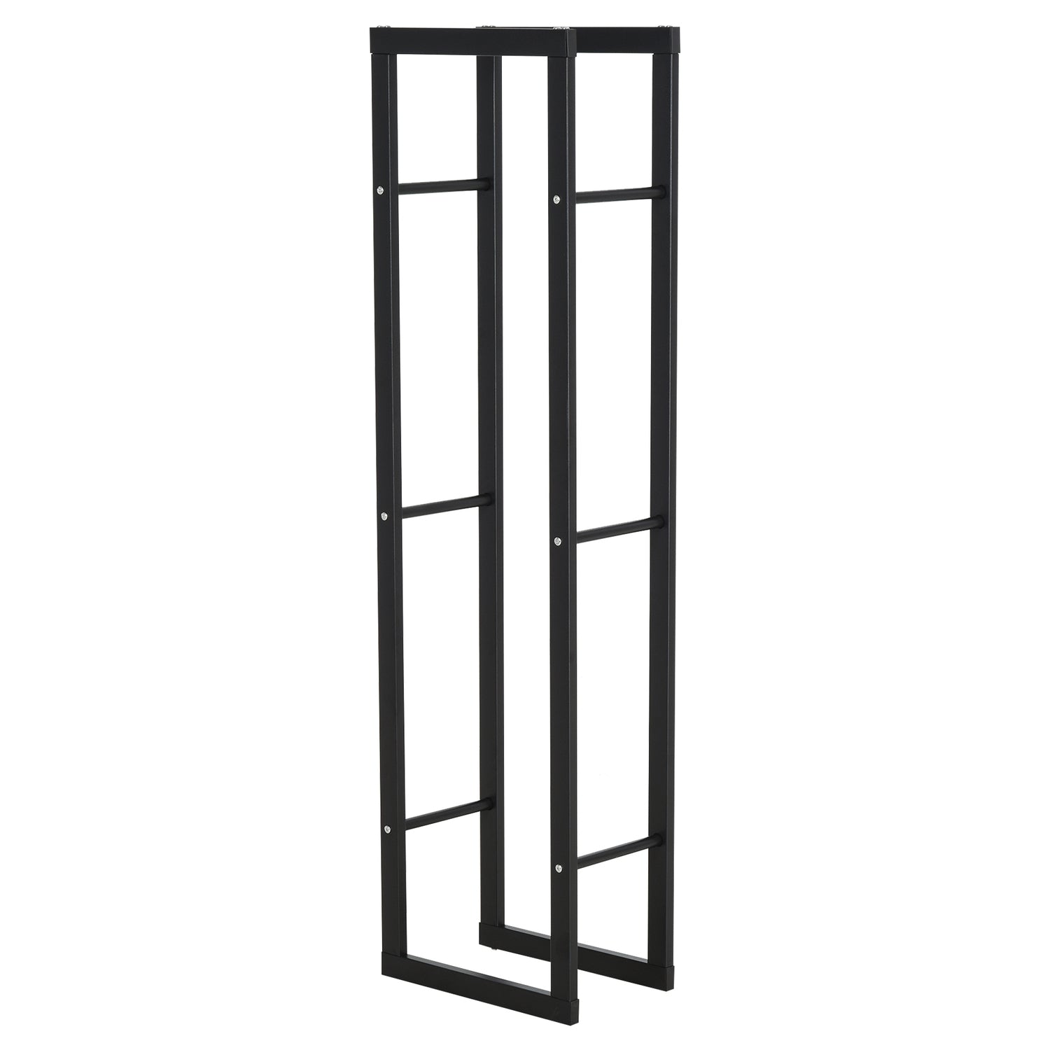 Vedställ, metall, 40x25x150 cm, rymmer upp till 100 kg