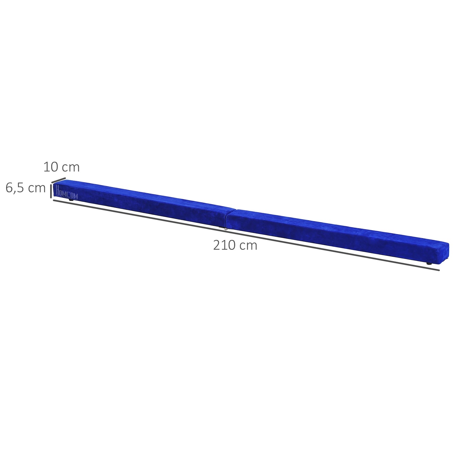 Vikbar balansbalk för gymnastik, blå, 210 cm, 120 kg Limit